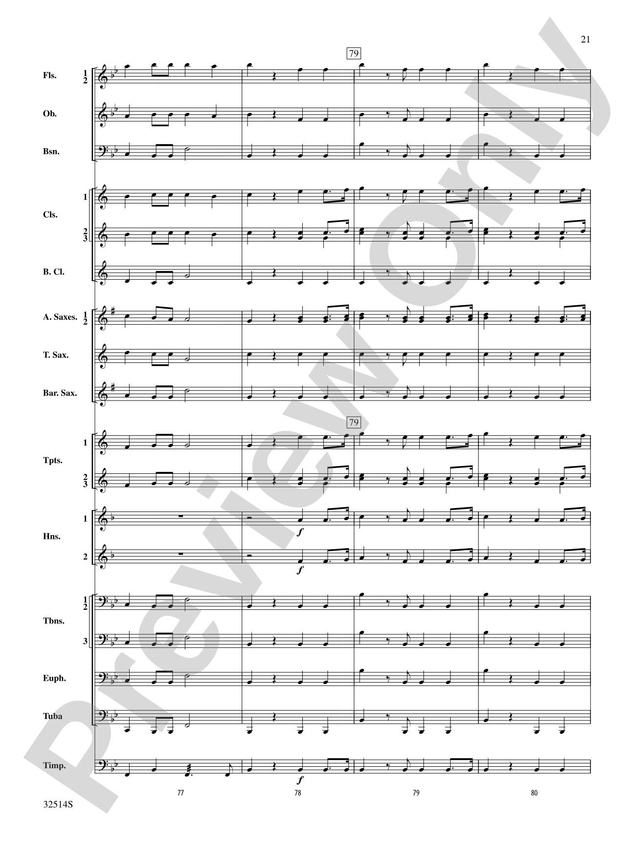 Hallelujah Chorus (From The Messiah): Concert Band Conductor Score & Parts