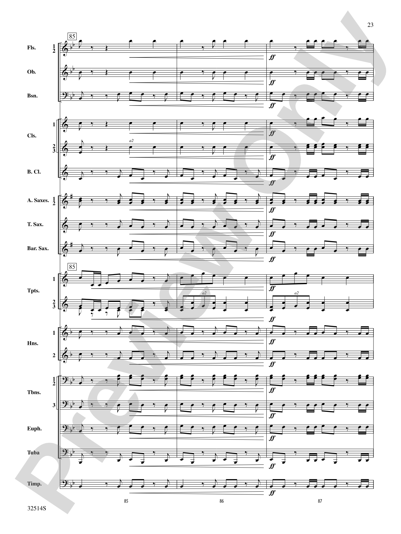Hallelujah Chorus (From The Messiah): Concert Band Conductor Score & Parts