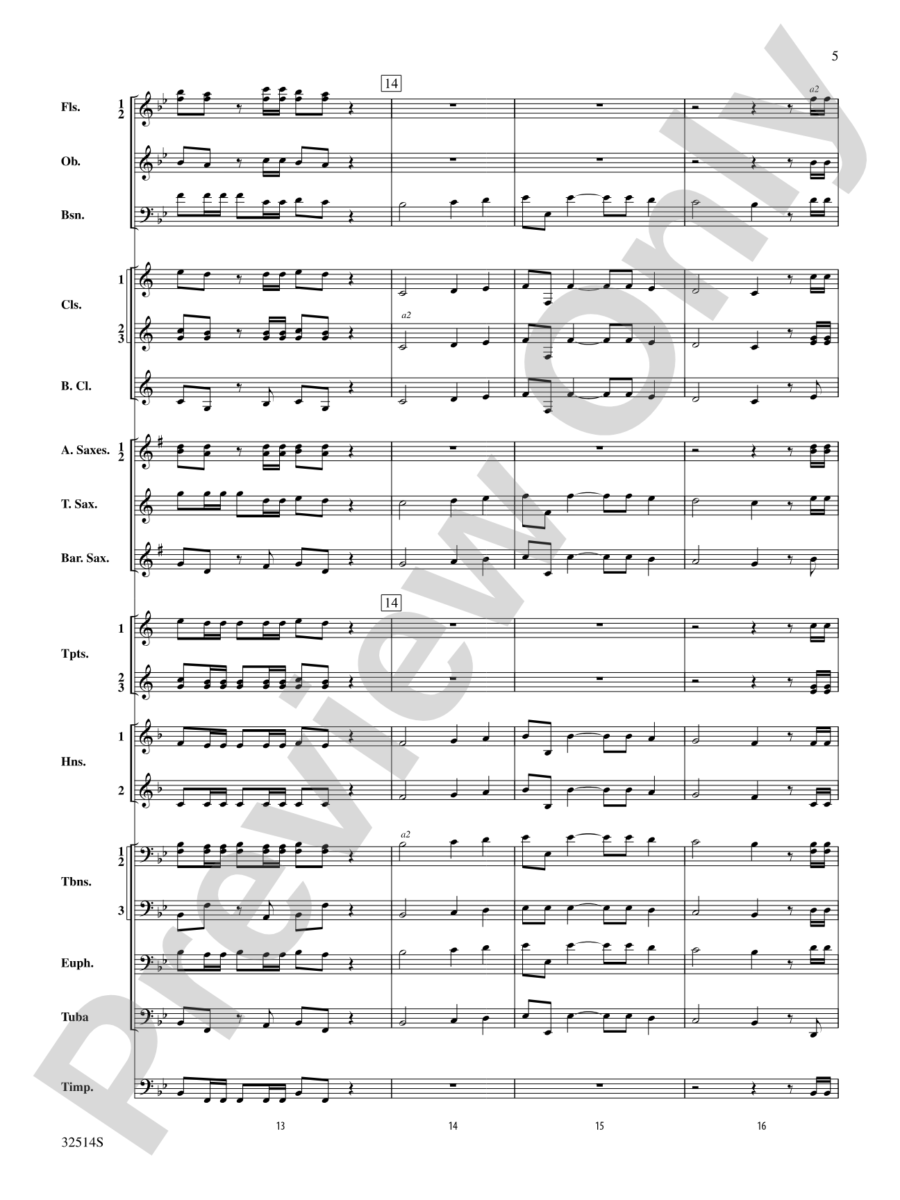 Hallelujah Chorus (From The Messiah): Concert Band Conductor Score & Parts