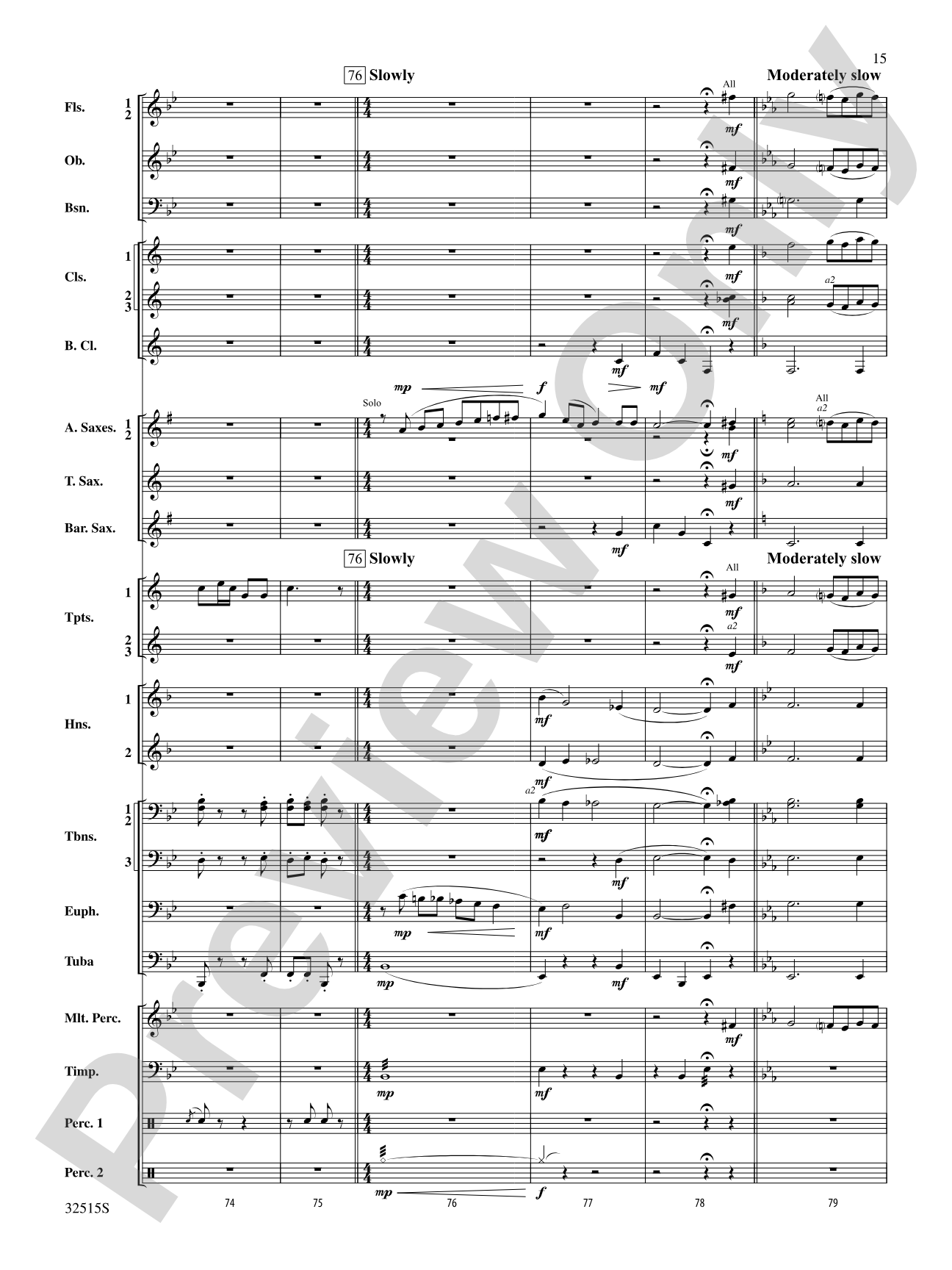 Reflections on "Ode to Joy": Concert Band Conductor Score & Parts