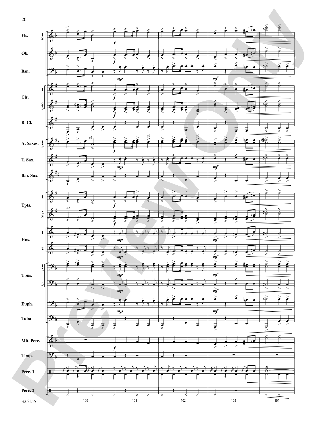 Reflections on "Ode to Joy": Concert Band Conductor Score & Parts