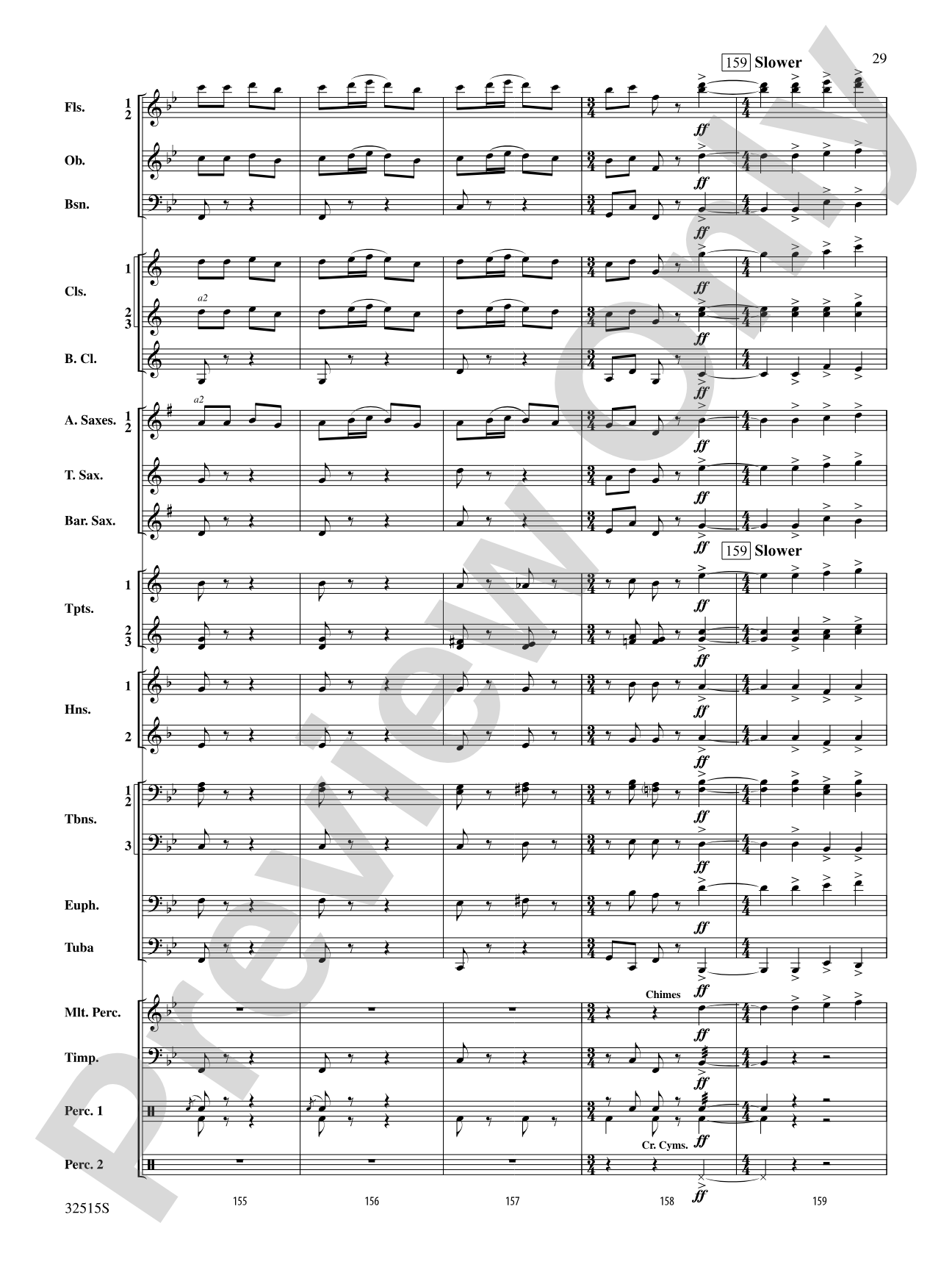 Reflections on "Ode to Joy": Concert Band Conductor Score & Parts
