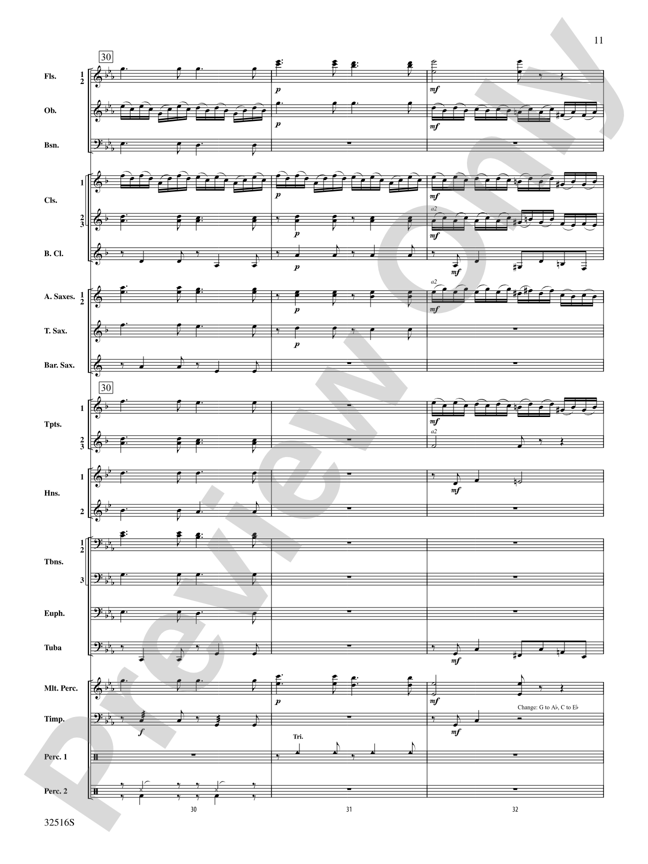 Gavotte en Rondeau: Concert Band Conductor Score & Parts