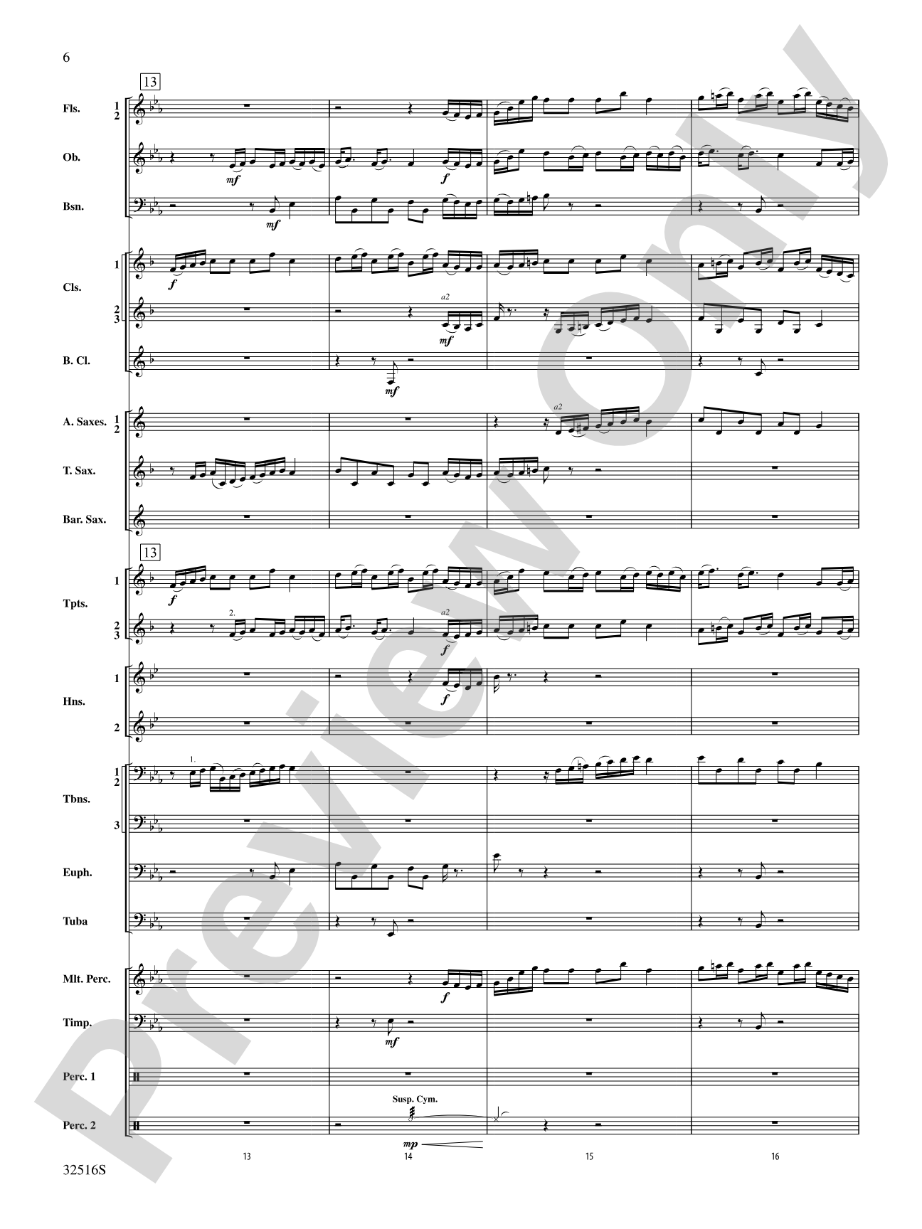 Gavotte en Rondeau: Concert Band Conductor Score & Parts