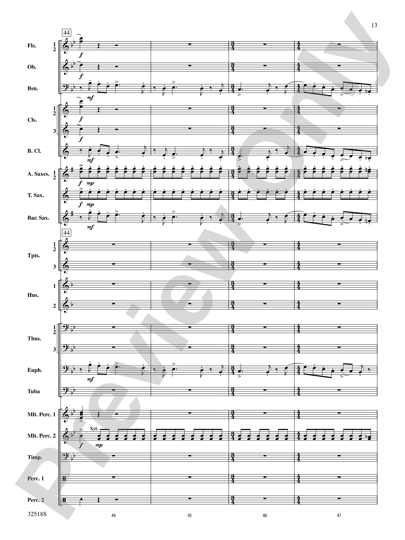 A Day in the Life: Concert Band Conductor Score & Parts