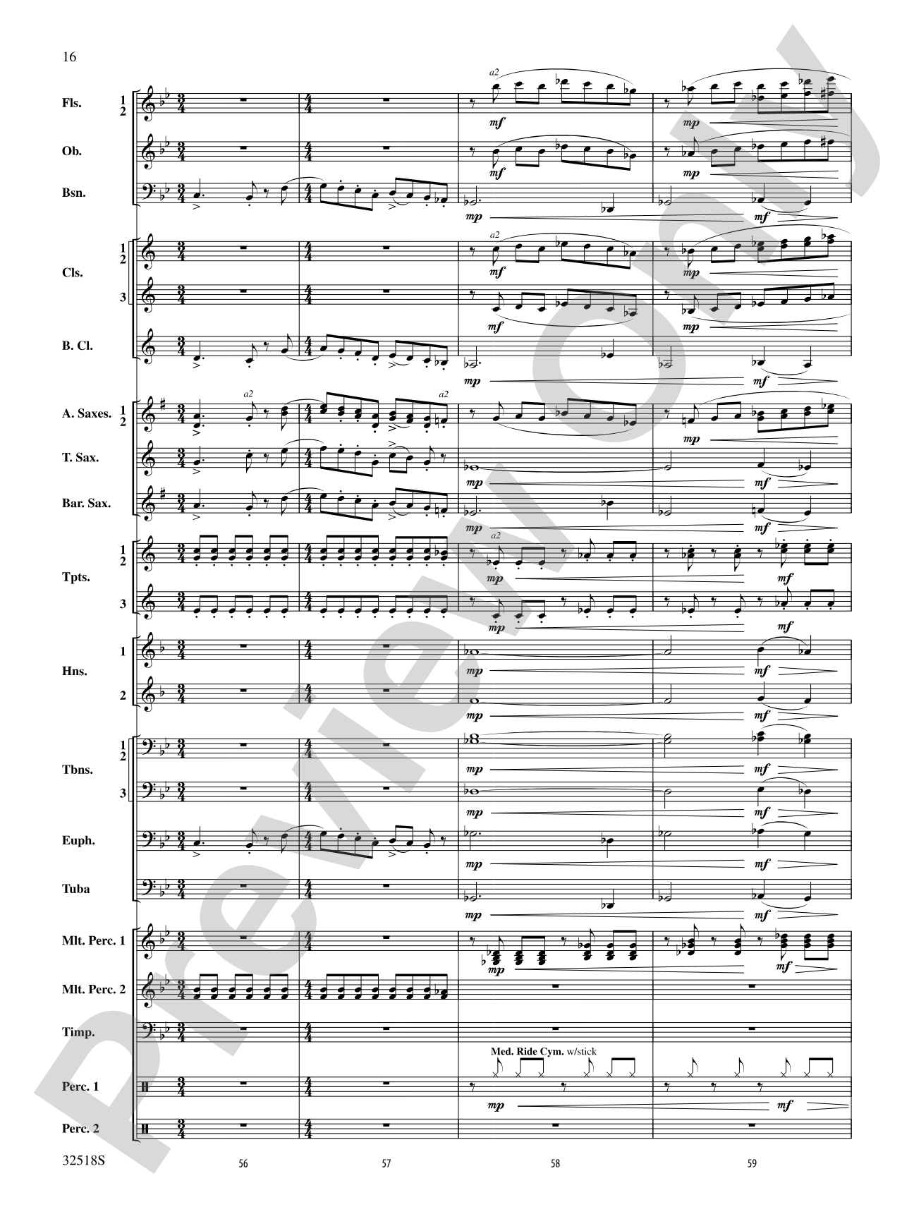 A Day in the Life: Concert Band Conductor Score & Parts