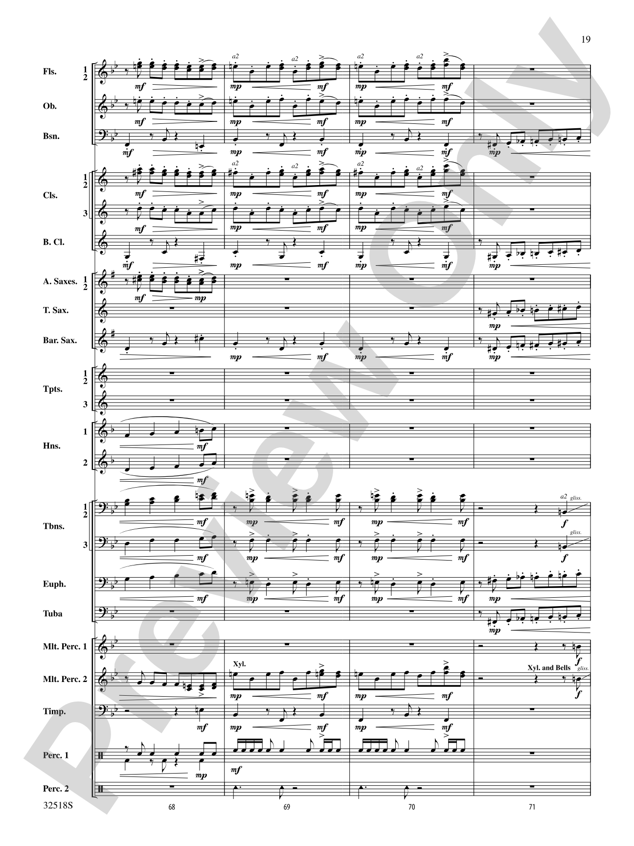 A Day in the Life: Concert Band Conductor Score & Parts
