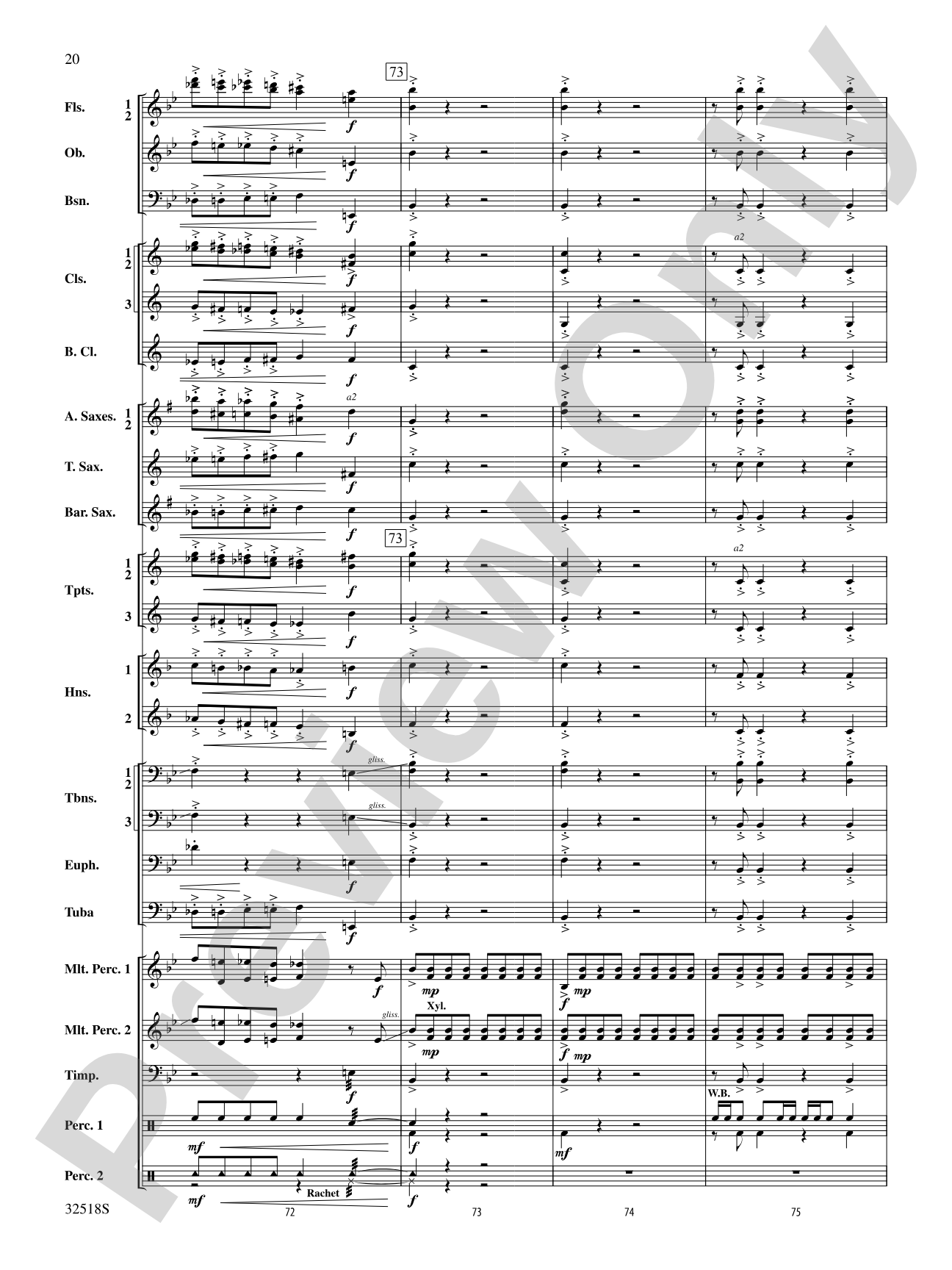 A Day in the Life: Concert Band Conductor Score & Parts