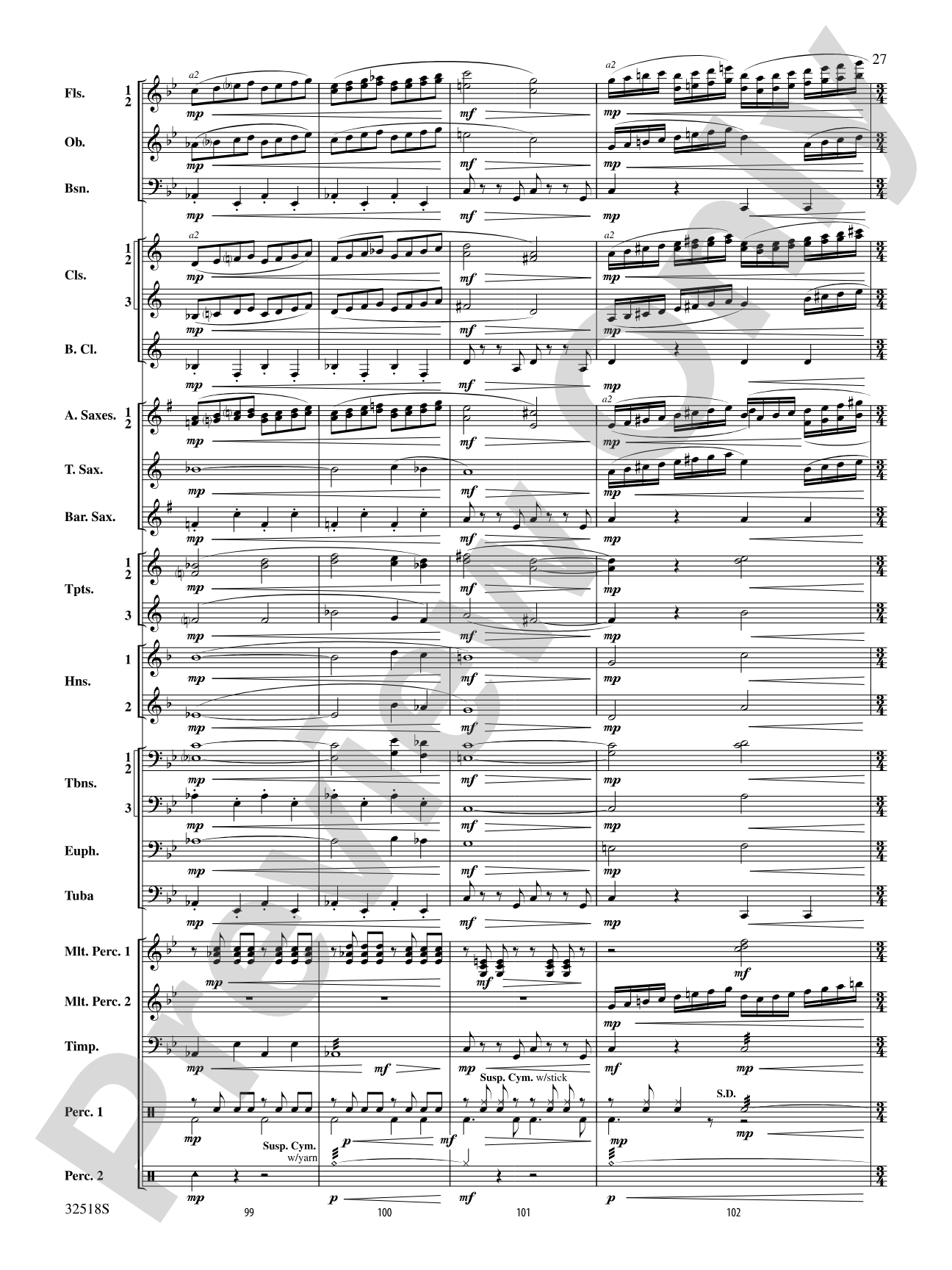 A Day in the Life: Concert Band Conductor Score & Parts