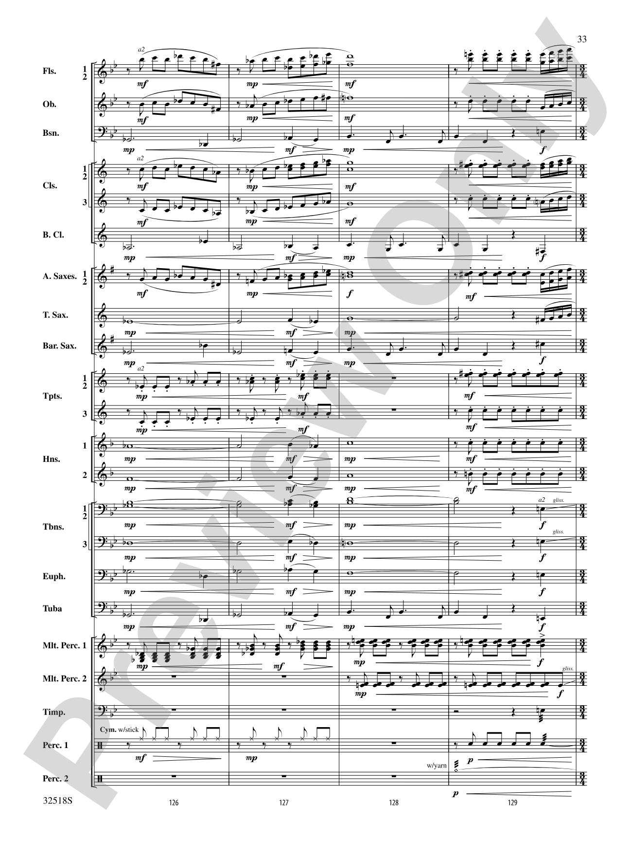 A Day in the Life: Concert Band Conductor Score & Parts