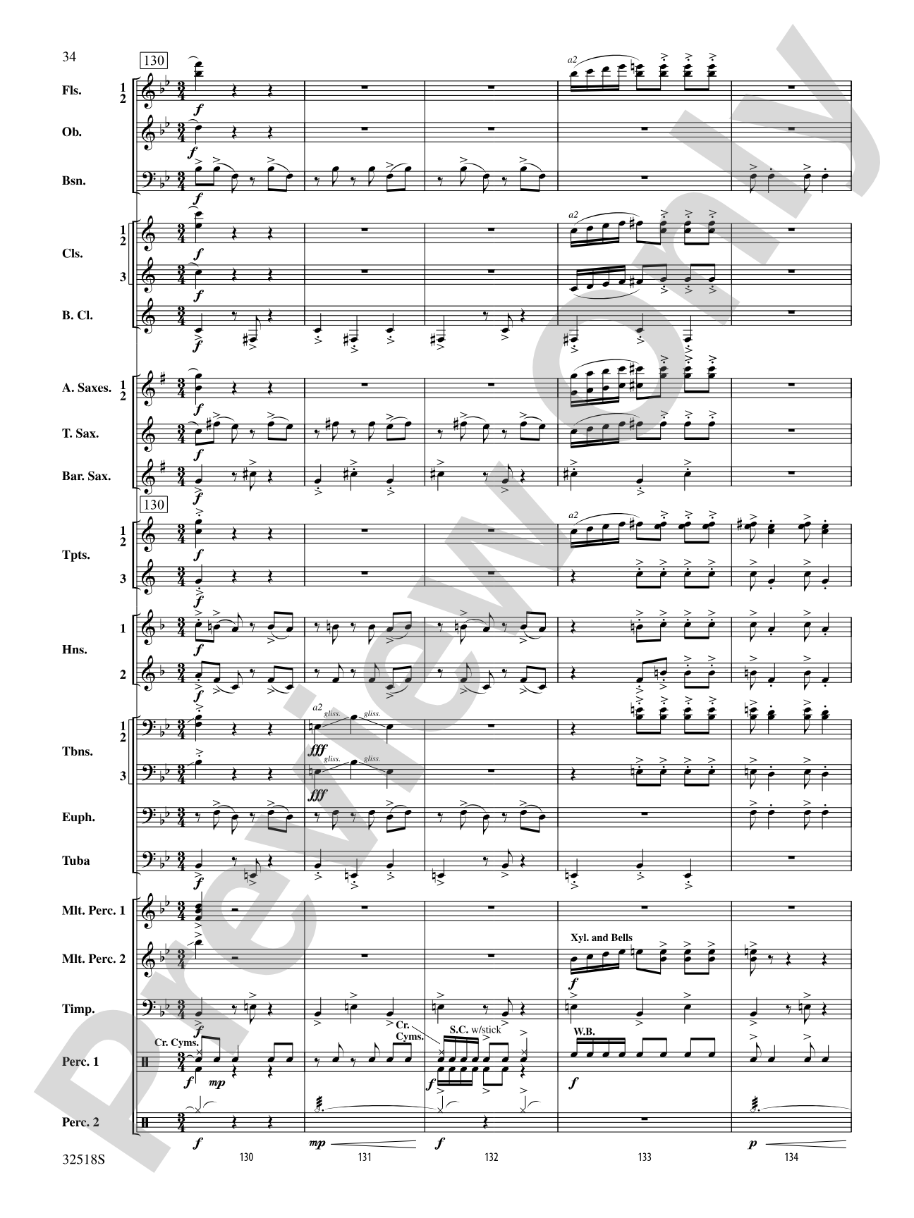 A Day in the Life: Concert Band Conductor Score & Parts