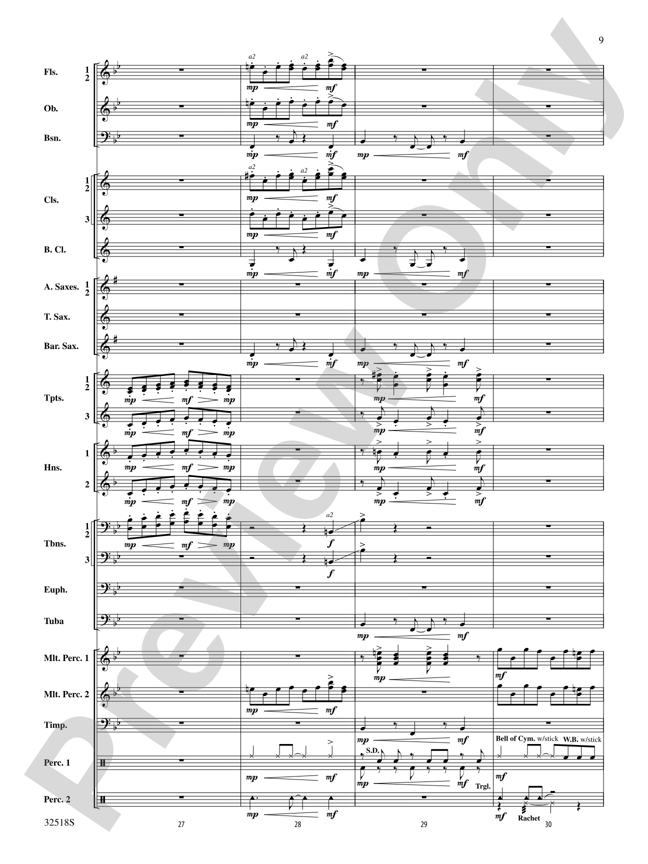 A Day in the Life: Concert Band Conductor Score & Parts
