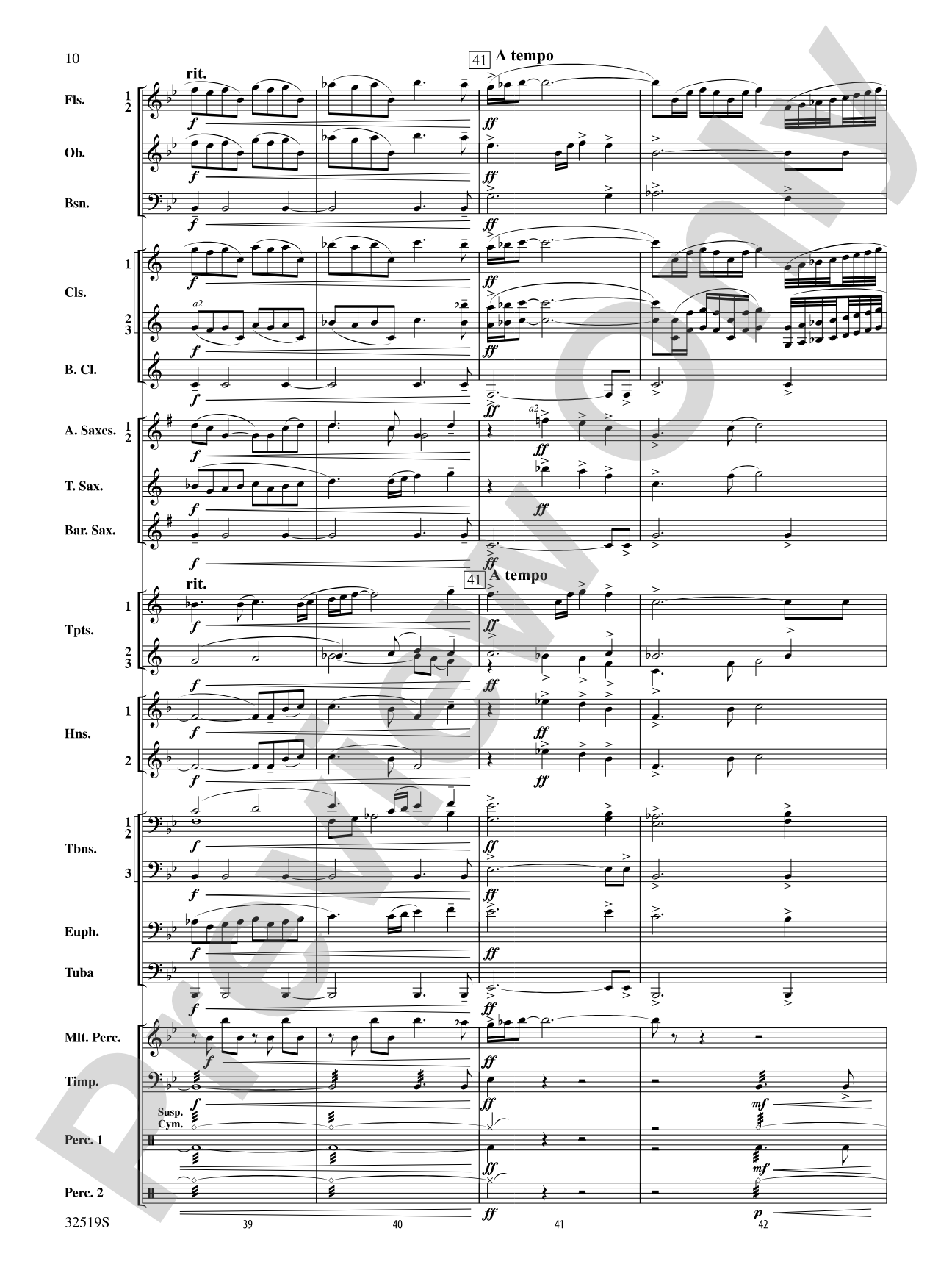 Silent Stands the Elm: Concert Band Conductor Score & Parts