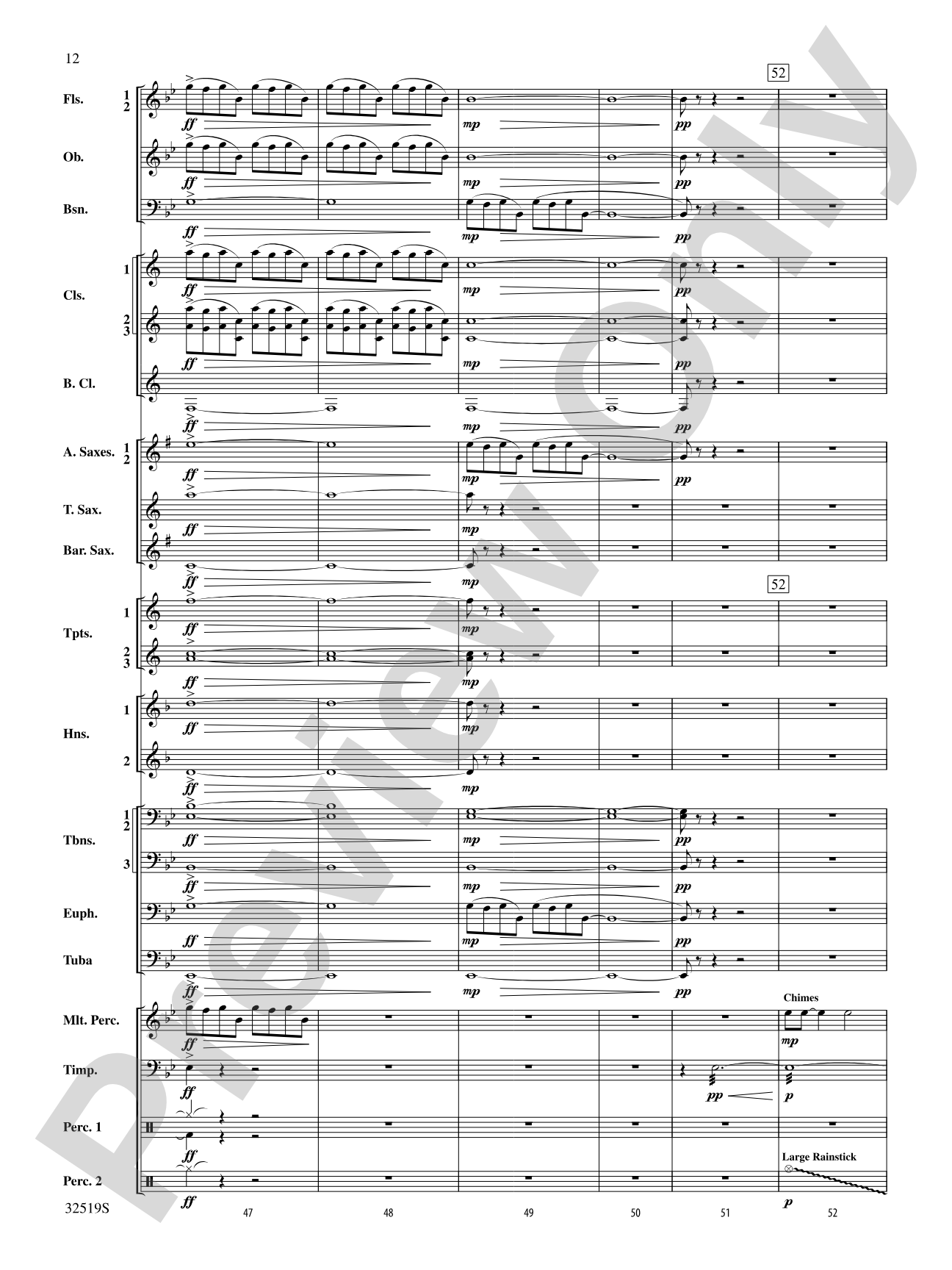 Silent Stands the Elm: Concert Band Conductor Score & Parts