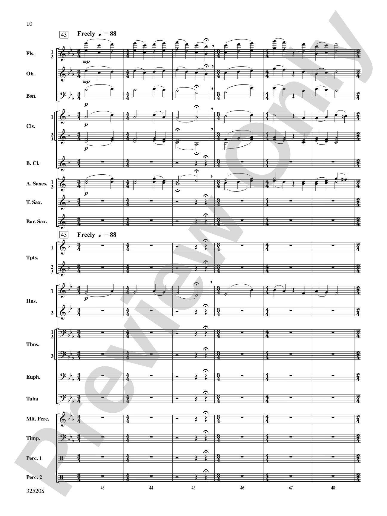 A Holst Christmas: Concert Band Conductor Score & Parts