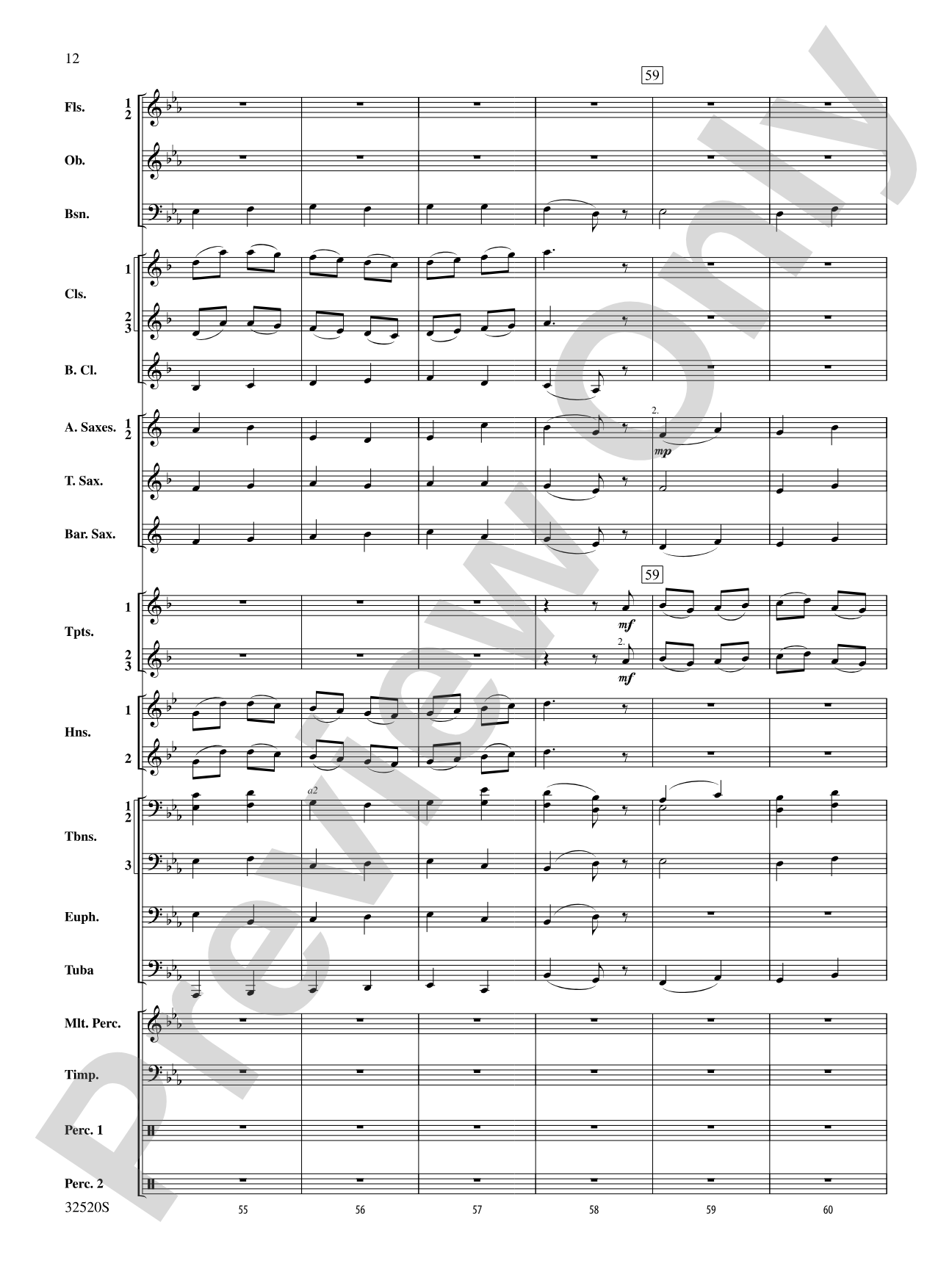 A Holst Christmas: Concert Band Conductor Score & Parts