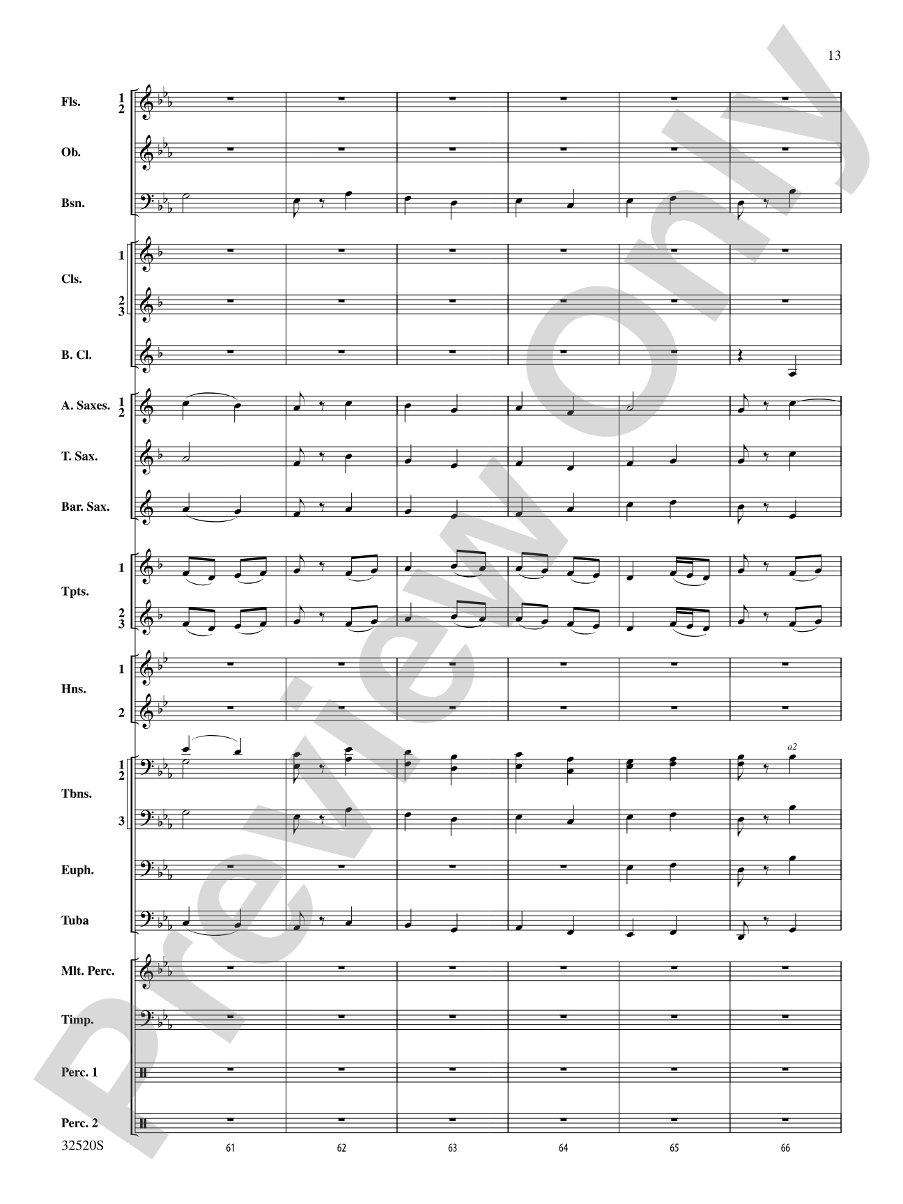 A Holst Christmas: Concert Band Conductor Score & Parts