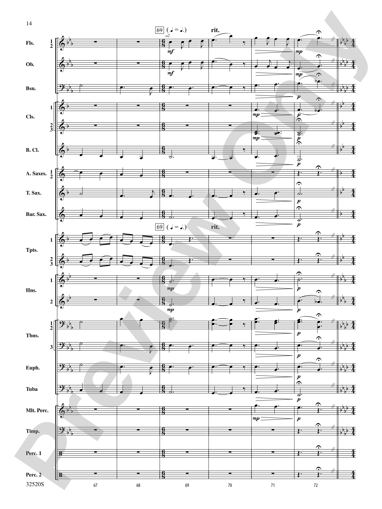 A Holst Christmas: Concert Band Conductor Score & Parts