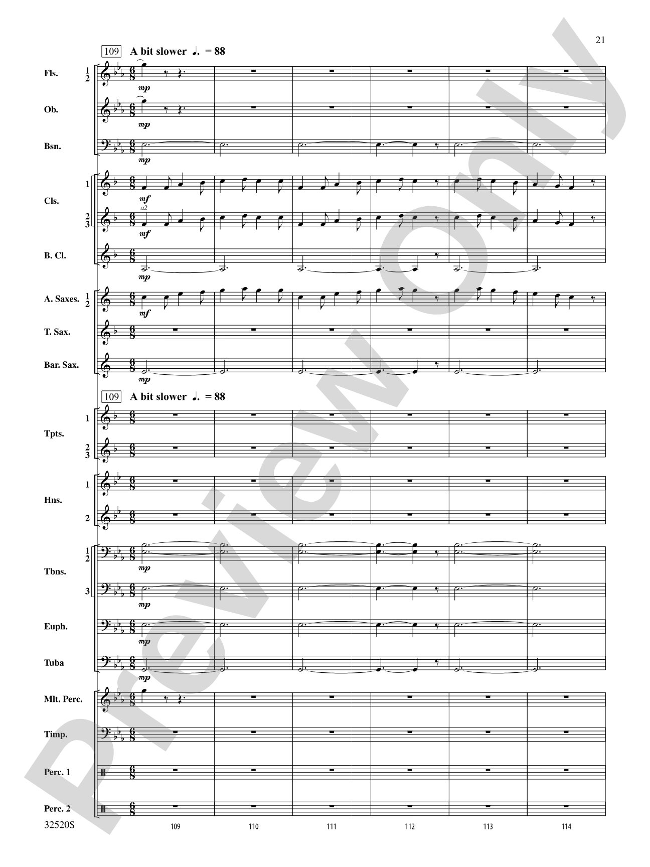 A Holst Christmas: Concert Band Conductor Score & Parts