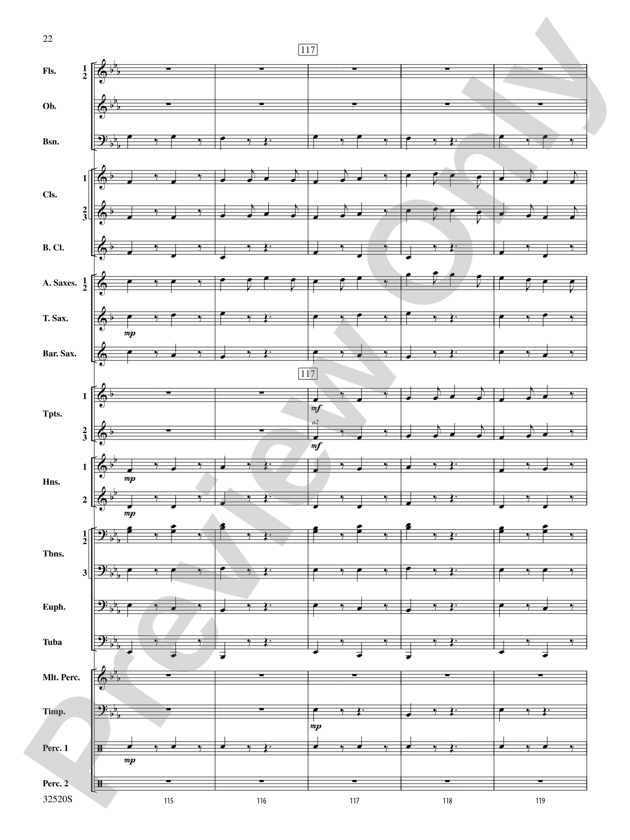 A Holst Christmas: Concert Band Conductor Score & Parts