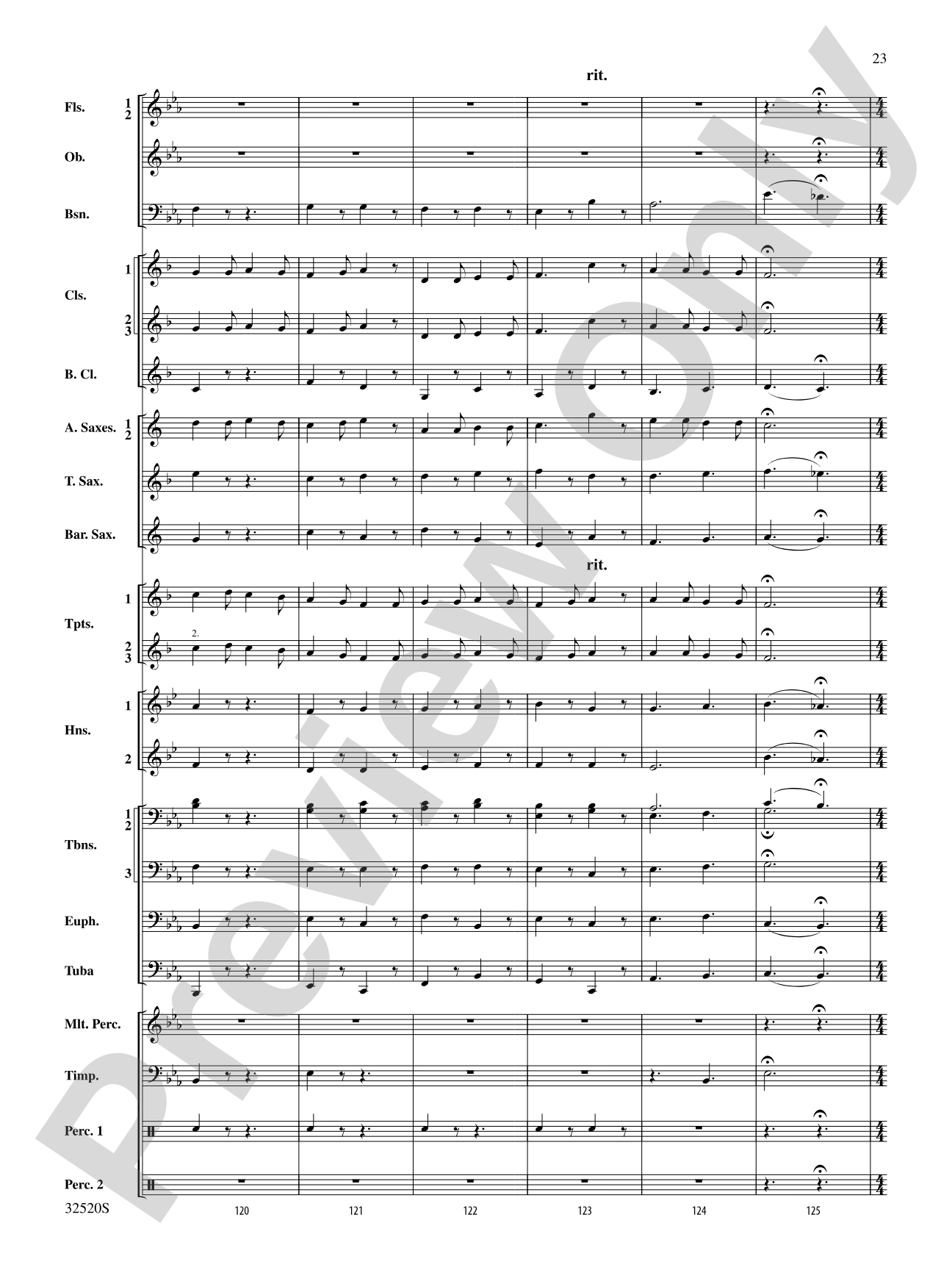 A Holst Christmas: Concert Band Conductor Score & Parts