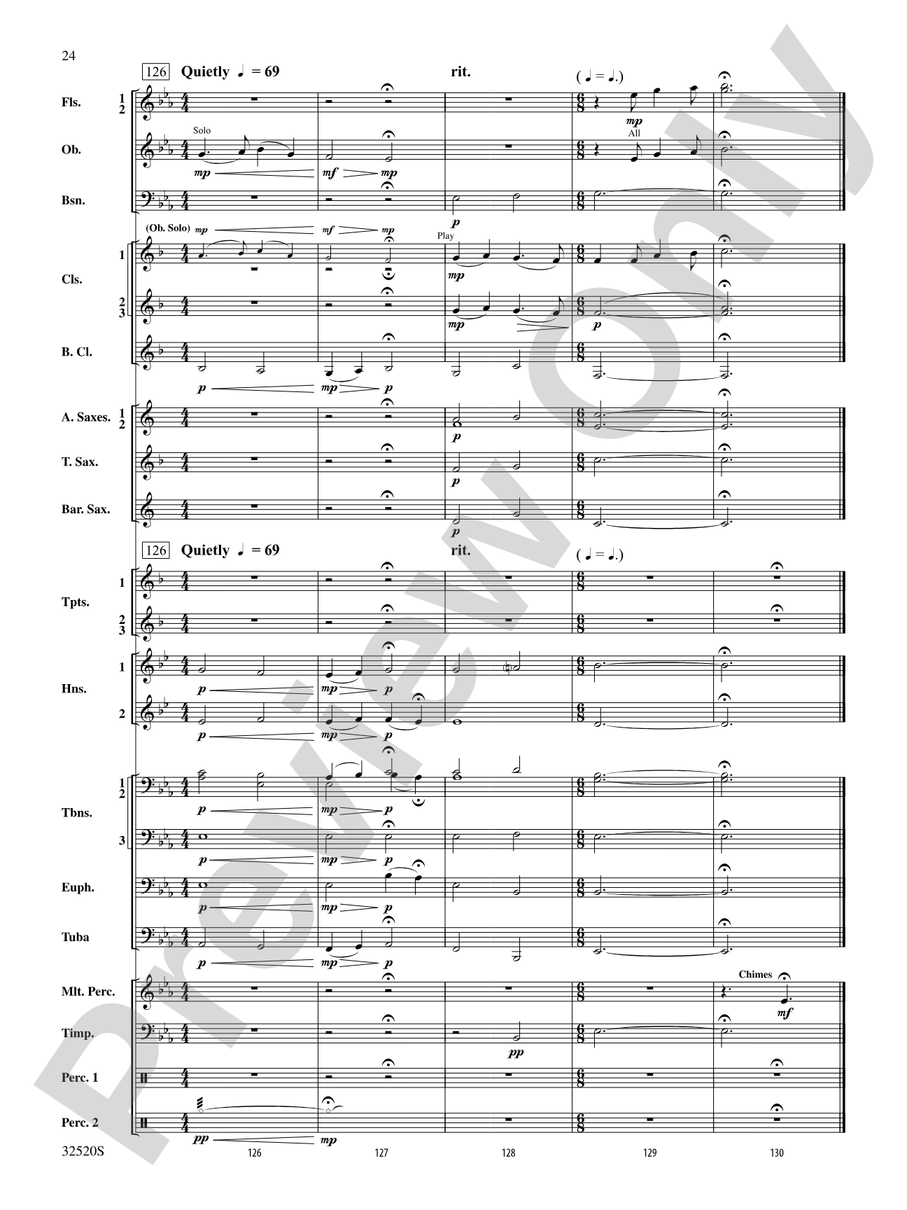A Holst Christmas: Concert Band Conductor Score & Parts