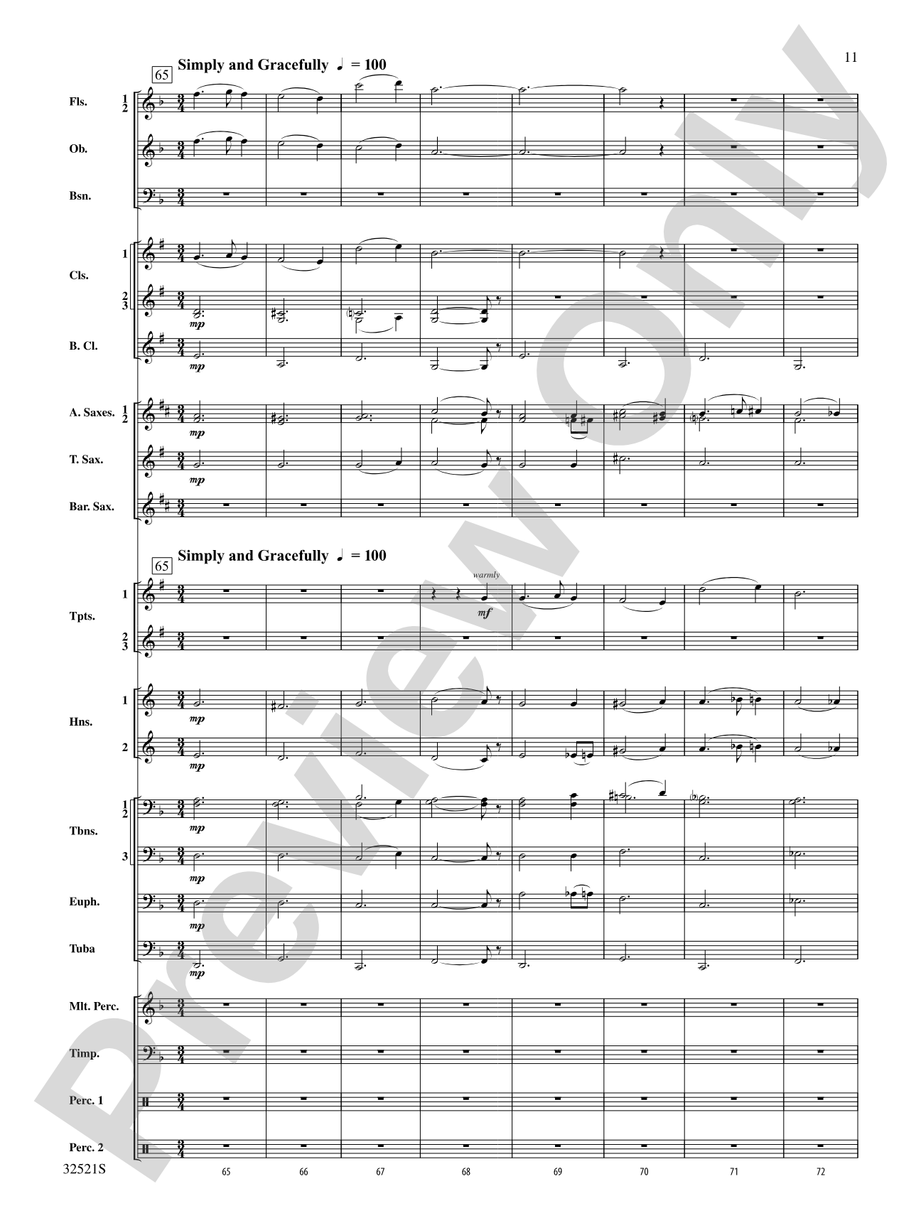 A Percy Grainger Portrait: Concert Band Conductor Score & Parts