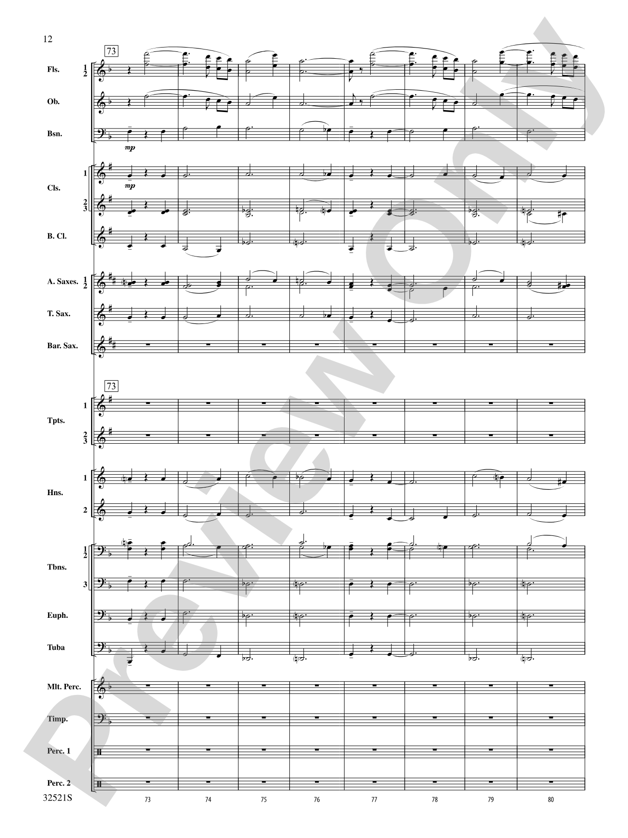 A Percy Grainger Portrait: Concert Band Conductor Score & Parts