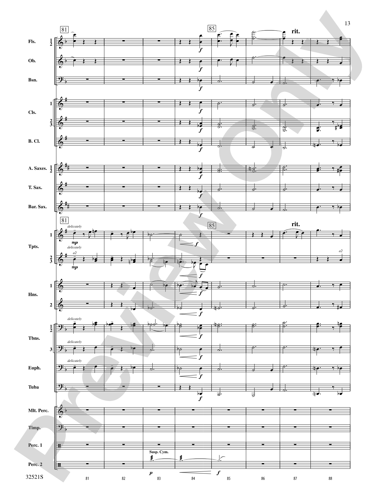 A Percy Grainger Portrait: Concert Band Conductor Score & Parts