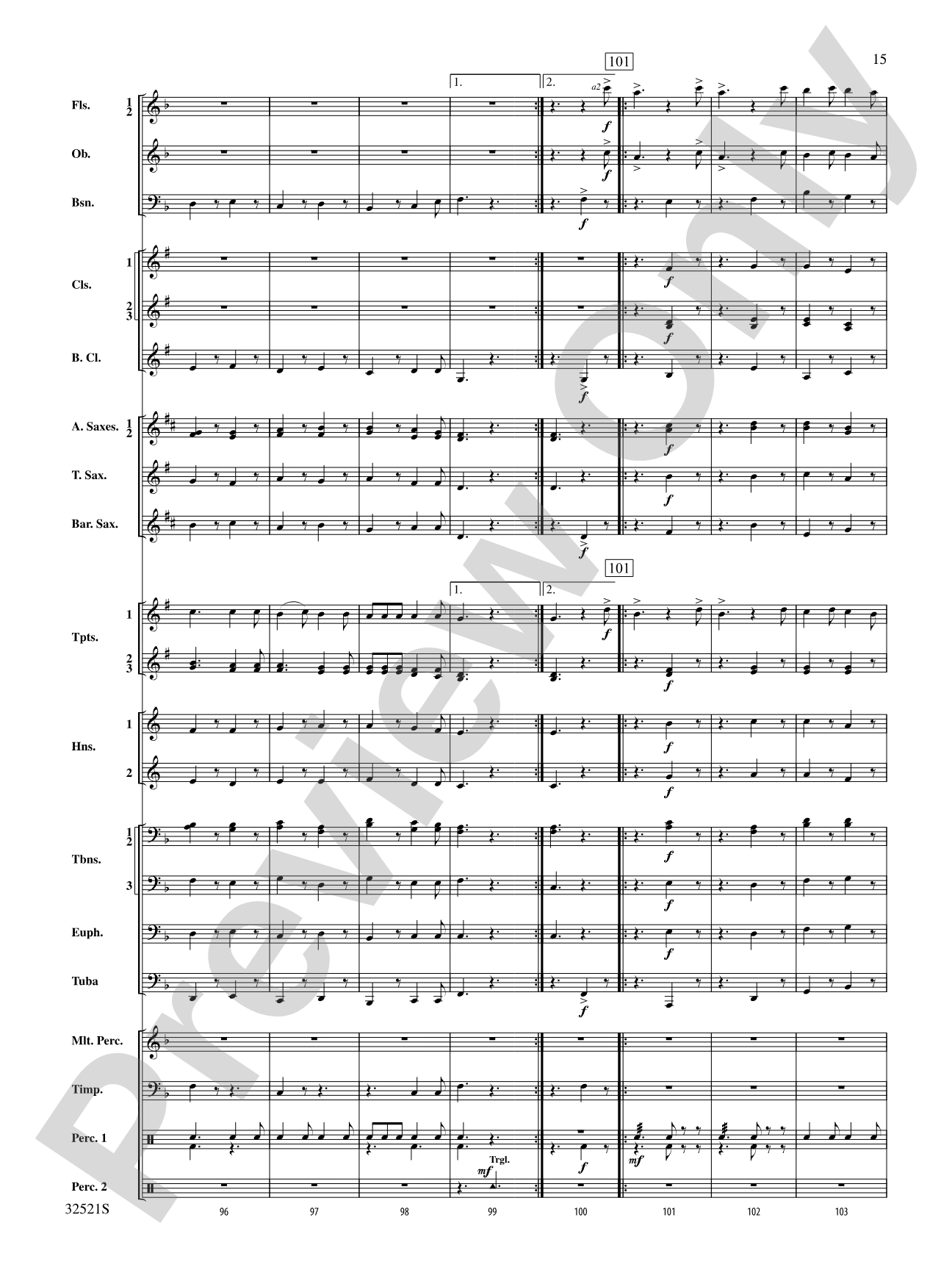 A Percy Grainger Portrait: Concert Band Conductor Score & Parts