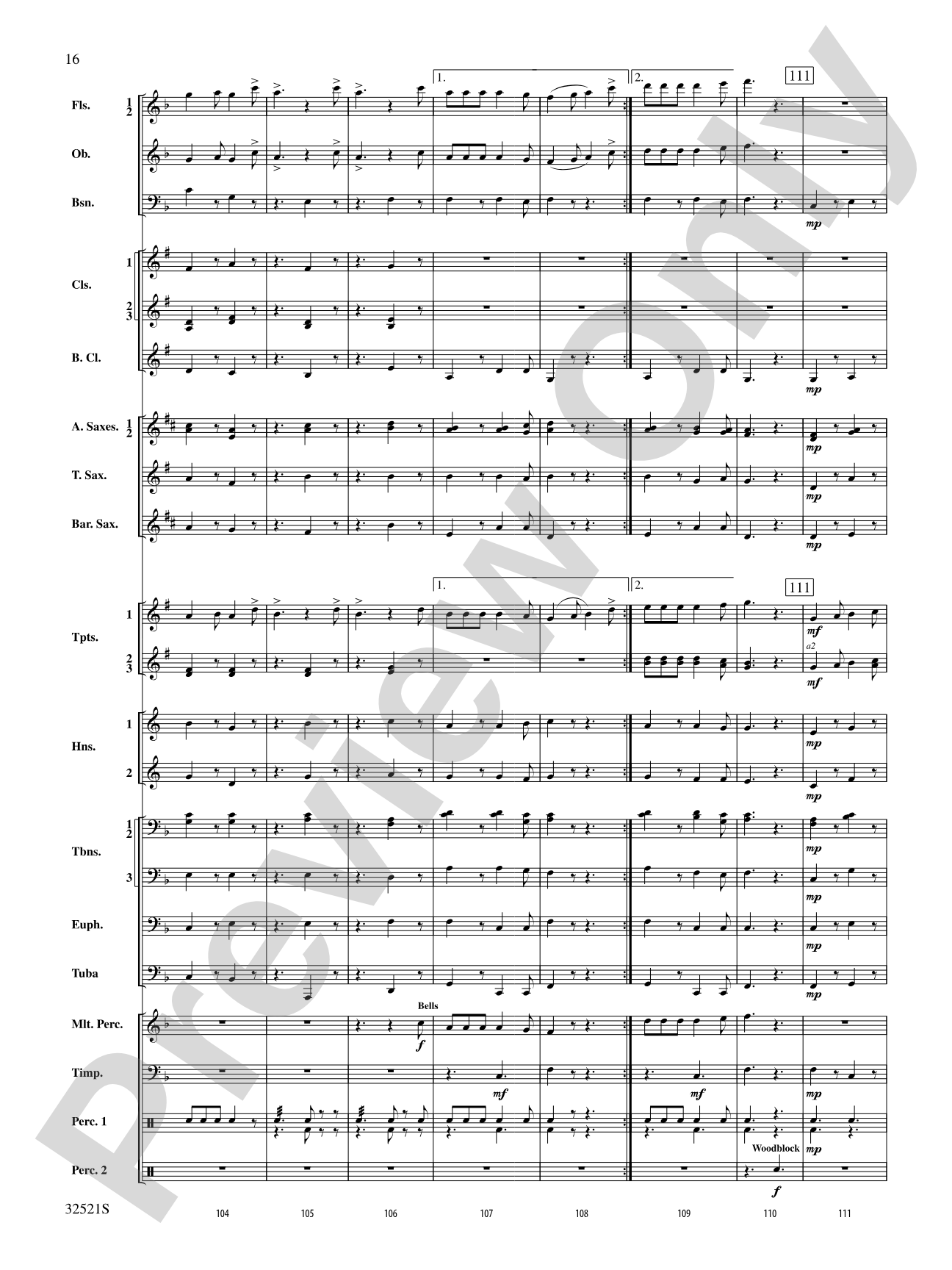 A Percy Grainger Portrait: Concert Band Conductor Score & Parts