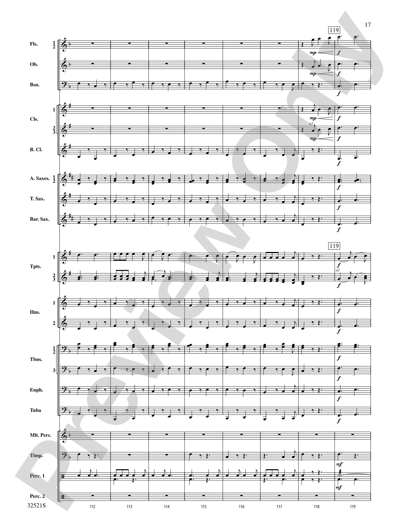 A Percy Grainger Portrait: Concert Band Conductor Score & Parts