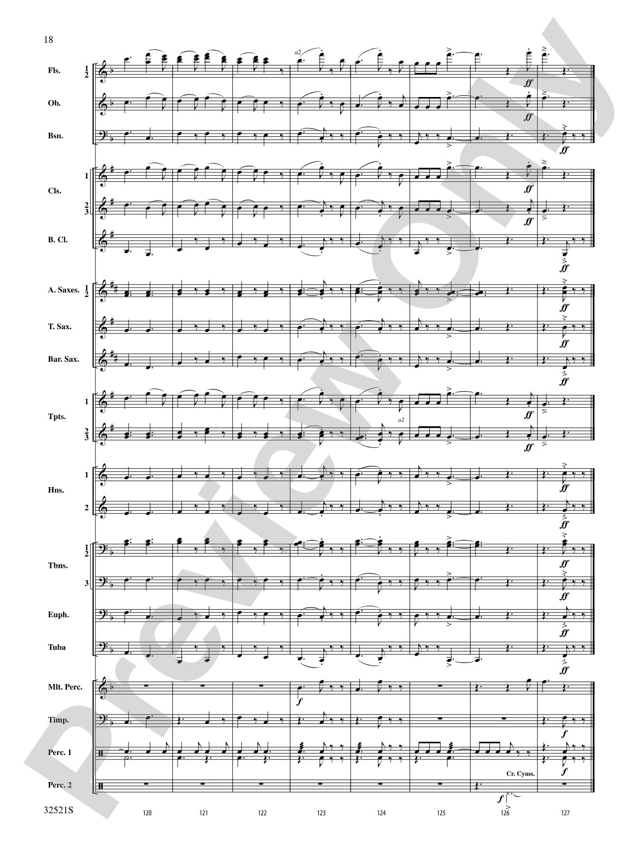 A Percy Grainger Portrait: Concert Band Conductor Score & Parts