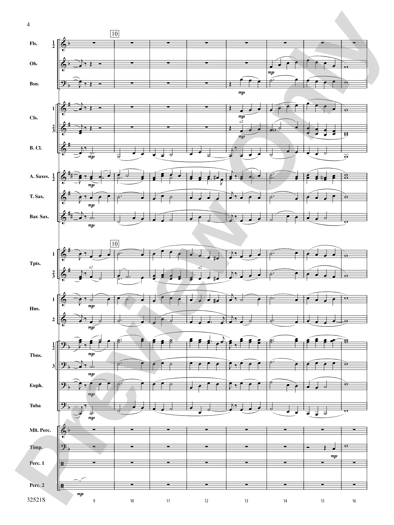 A Percy Grainger Portrait: Concert Band Conductor Score & Parts