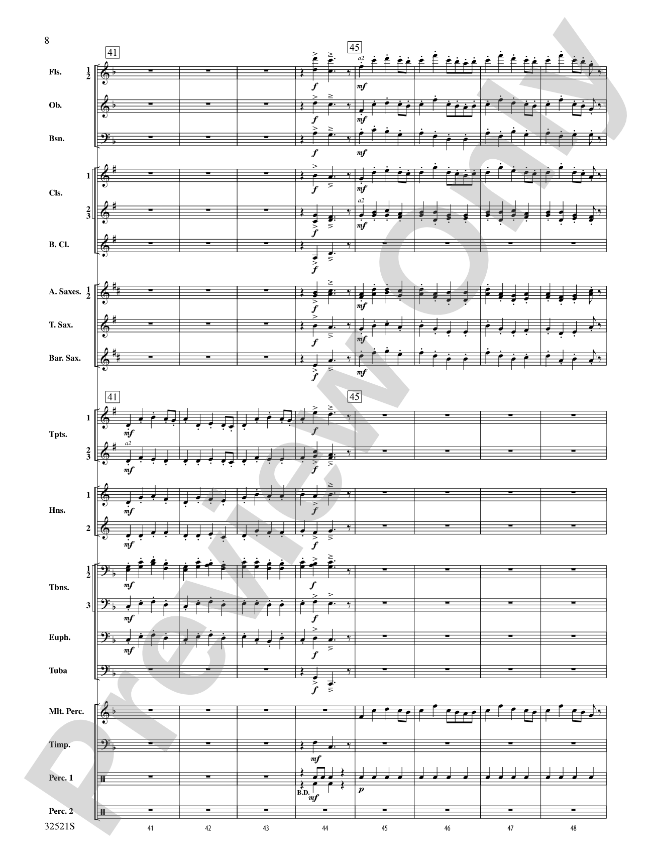 A Percy Grainger Portrait: Concert Band Conductor Score & Parts