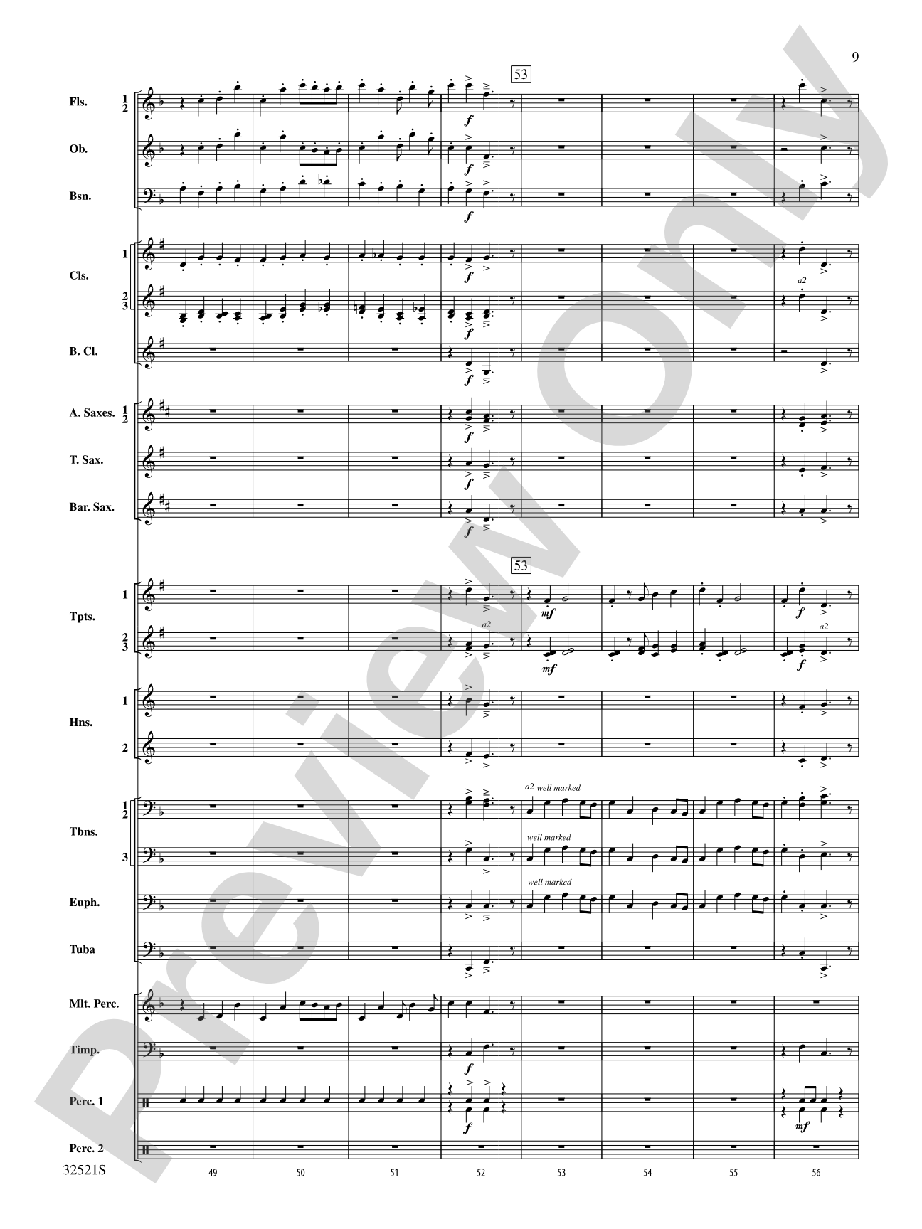 A Percy Grainger Portrait: Concert Band Conductor Score & Parts