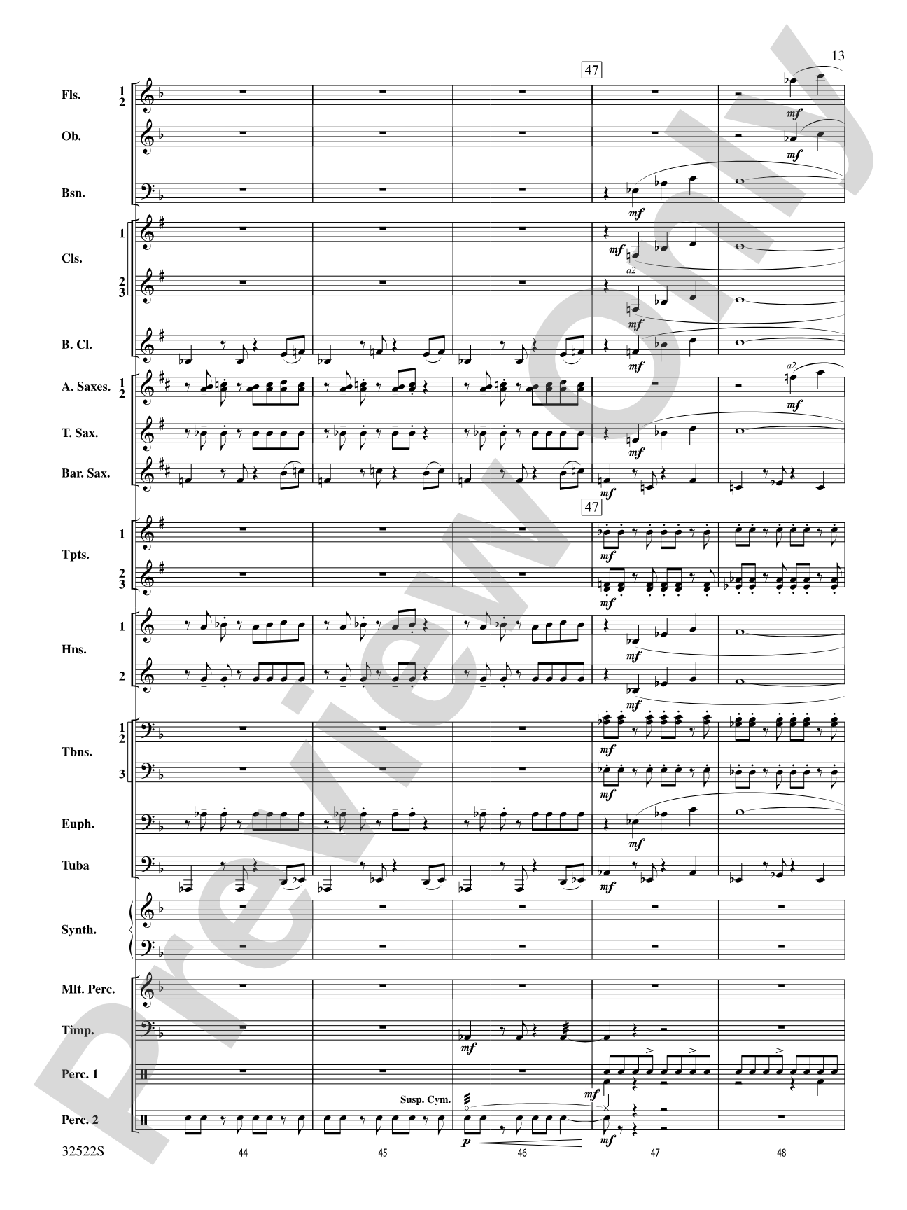 The Spirit of Troy: Concert Band Conductor Score & Parts