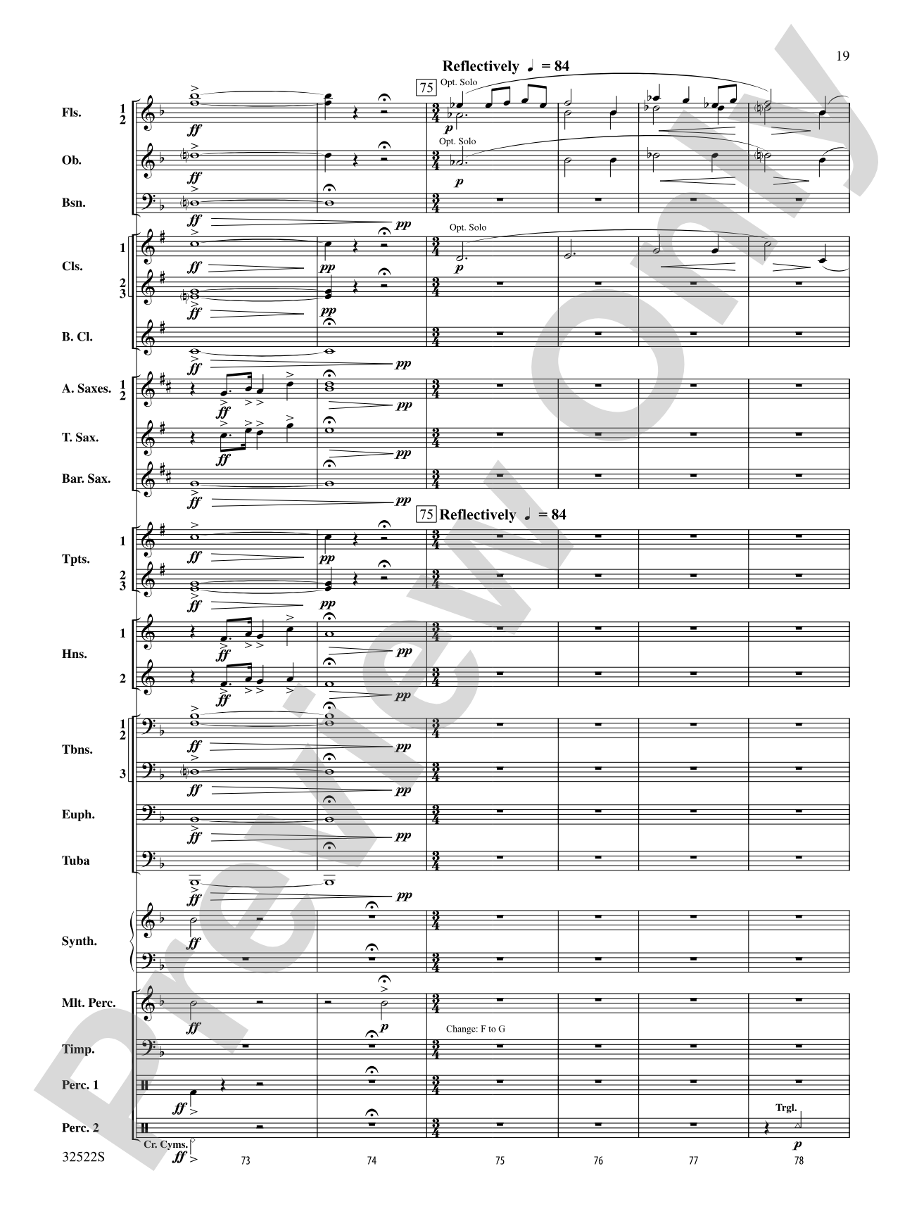 The Spirit of Troy: Concert Band Conductor Score & Parts