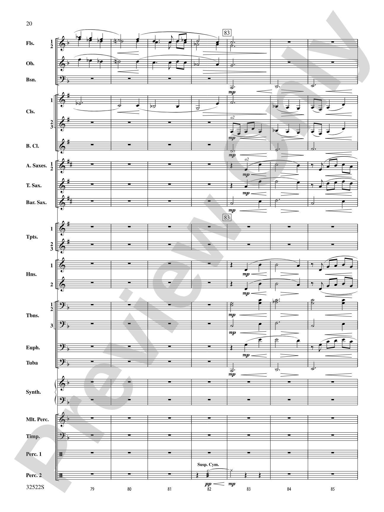 The Spirit of Troy: Concert Band Conductor Score & Parts