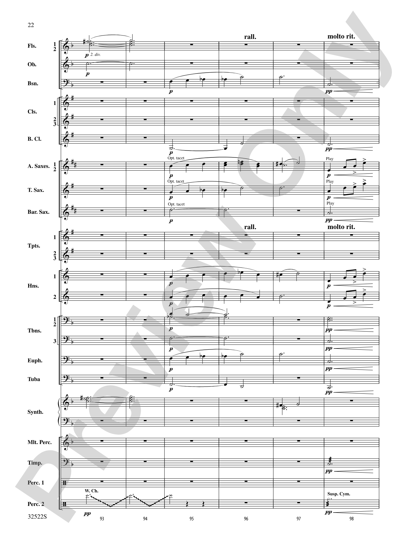 The Spirit of Troy: Concert Band Conductor Score & Parts