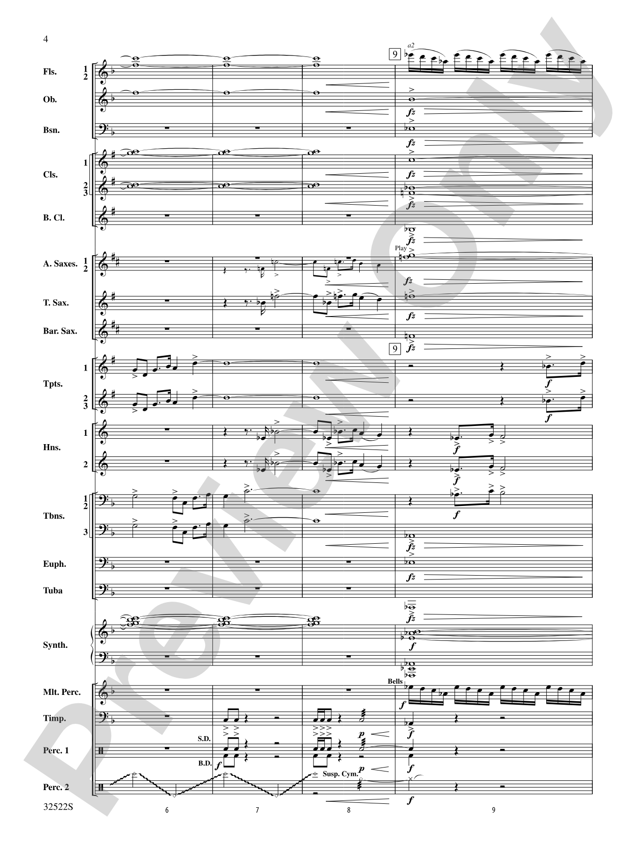 The Spirit of Troy: Concert Band Conductor Score & Parts