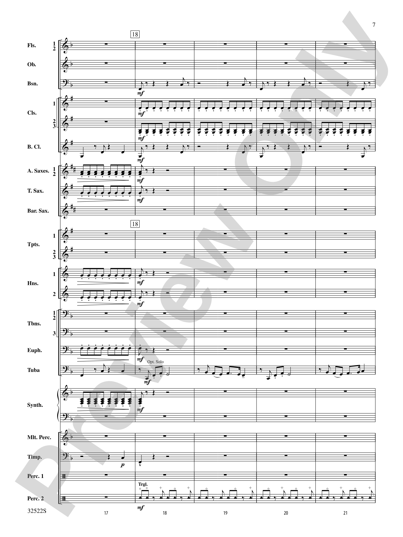 The Spirit of Troy: Concert Band Conductor Score & Parts