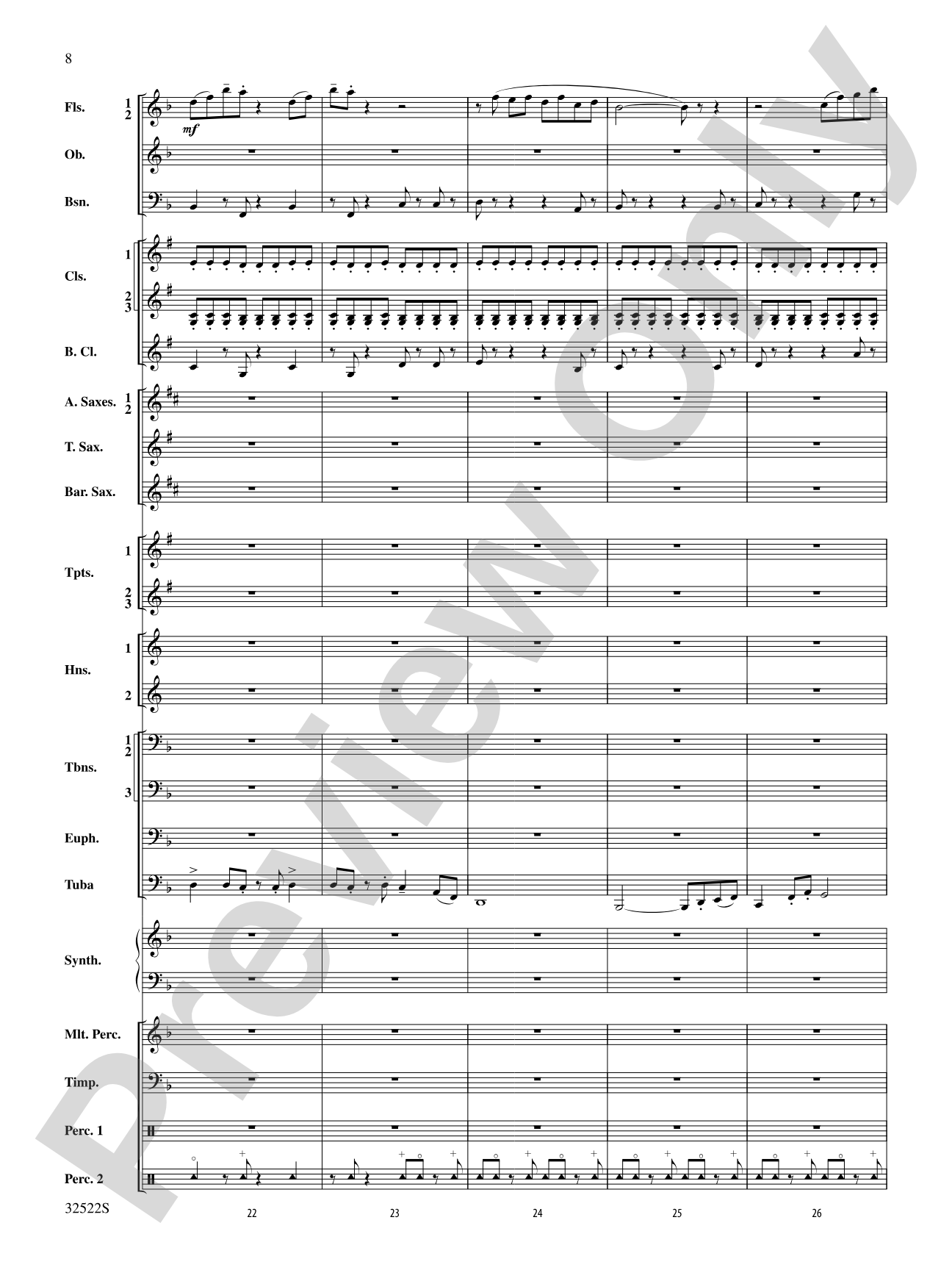 The Spirit of Troy: Concert Band Conductor Score & Parts