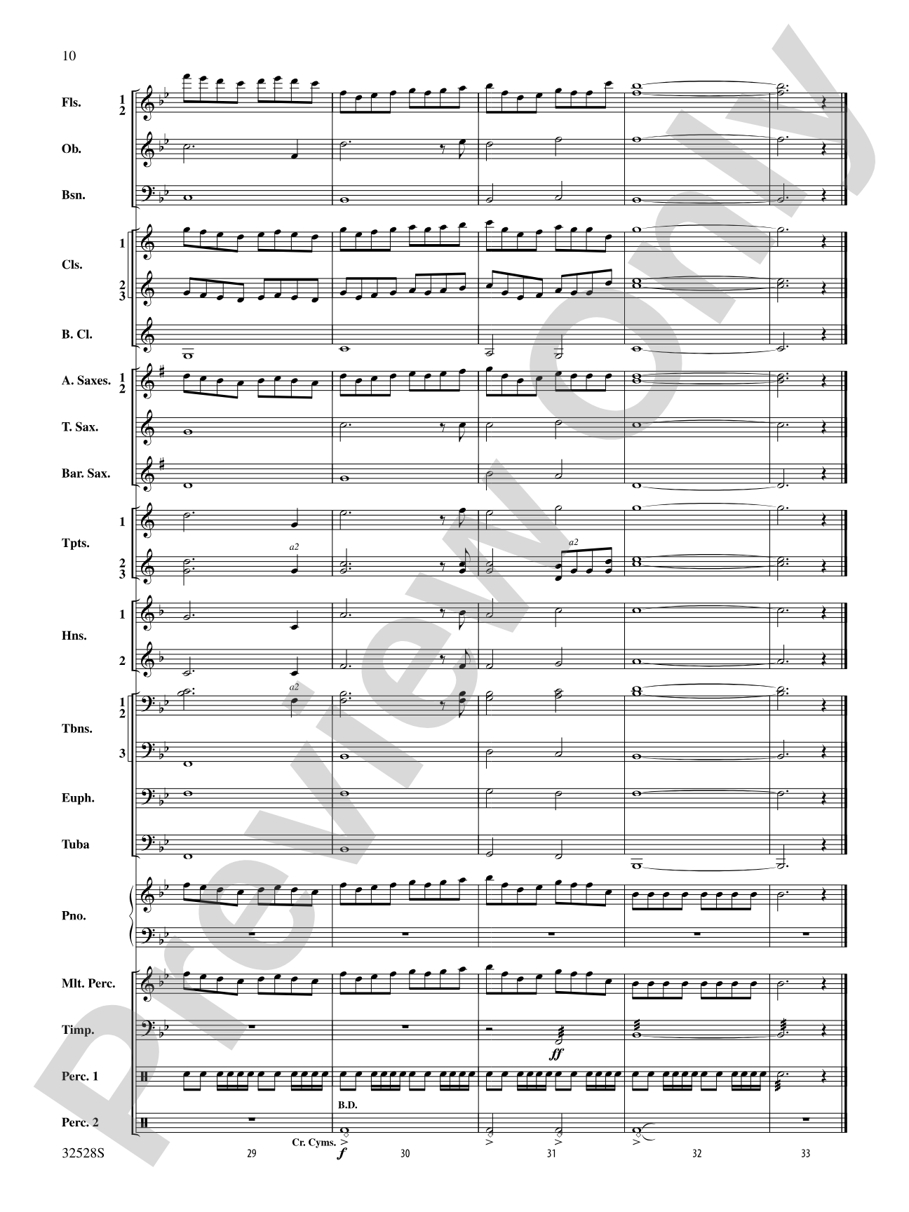 Believe (Winter Olympics 2010): Concert Band Conductor Score & Parts