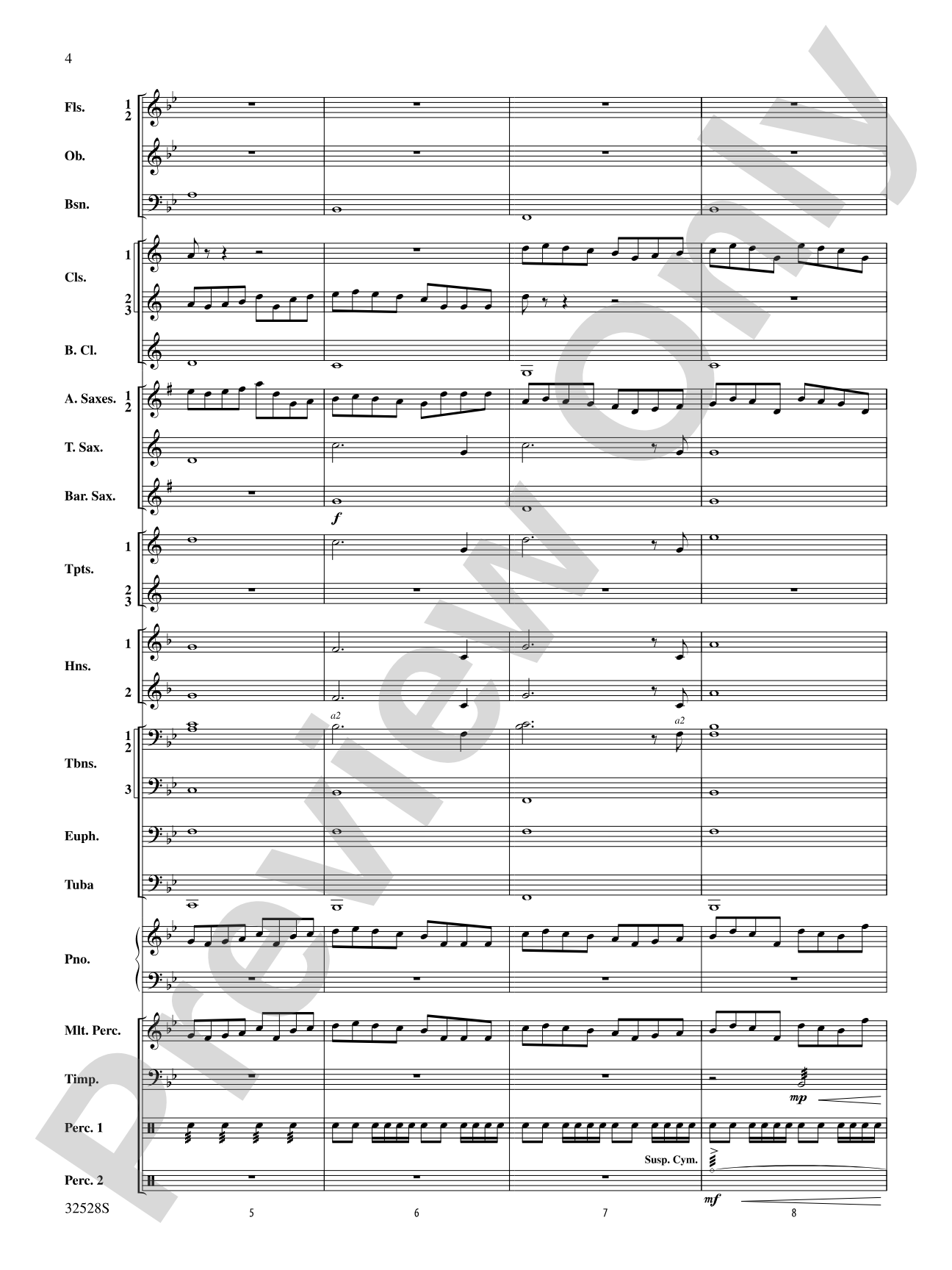 Believe (Winter Olympics 2010): Concert Band Conductor Score & Parts