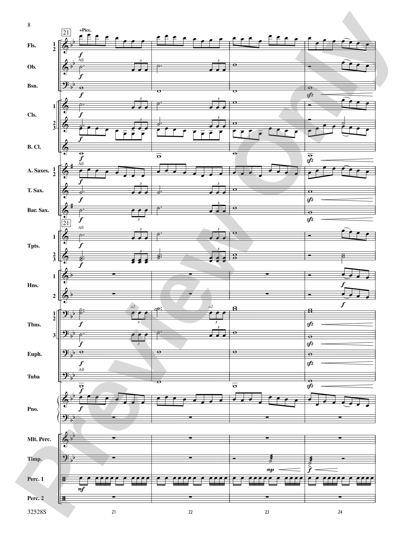Believe (Winter Olympics 2010): Concert Band Conductor Score & Parts