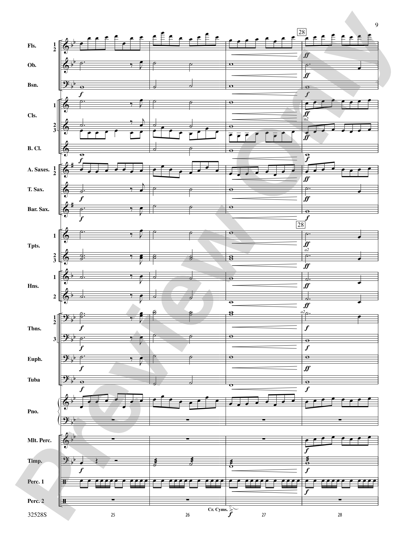 Believe (Winter Olympics 2010): Concert Band Conductor Score & Parts