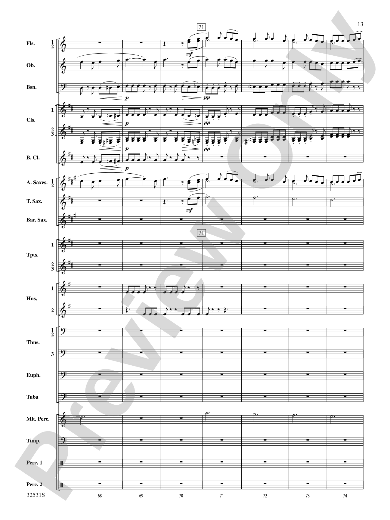 American Salute: Concert Band Conductor Score & Parts