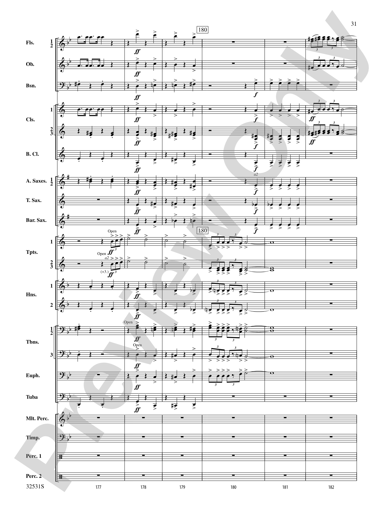 American Salute: Concert Band Conductor Score & Parts