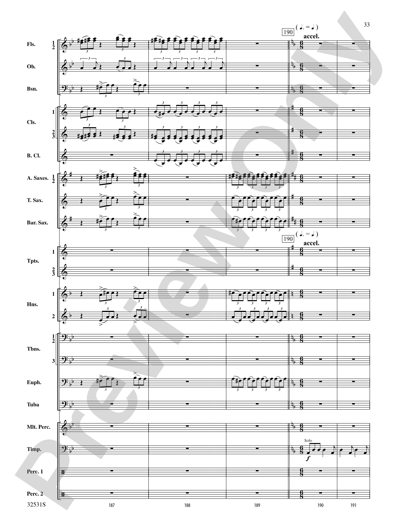 American Salute: Concert Band Conductor Score & Parts
